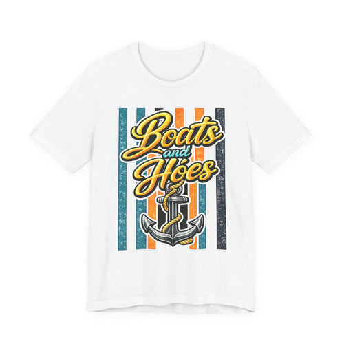 Boats and Hoes — Funny Women's Lake Graphic Tee