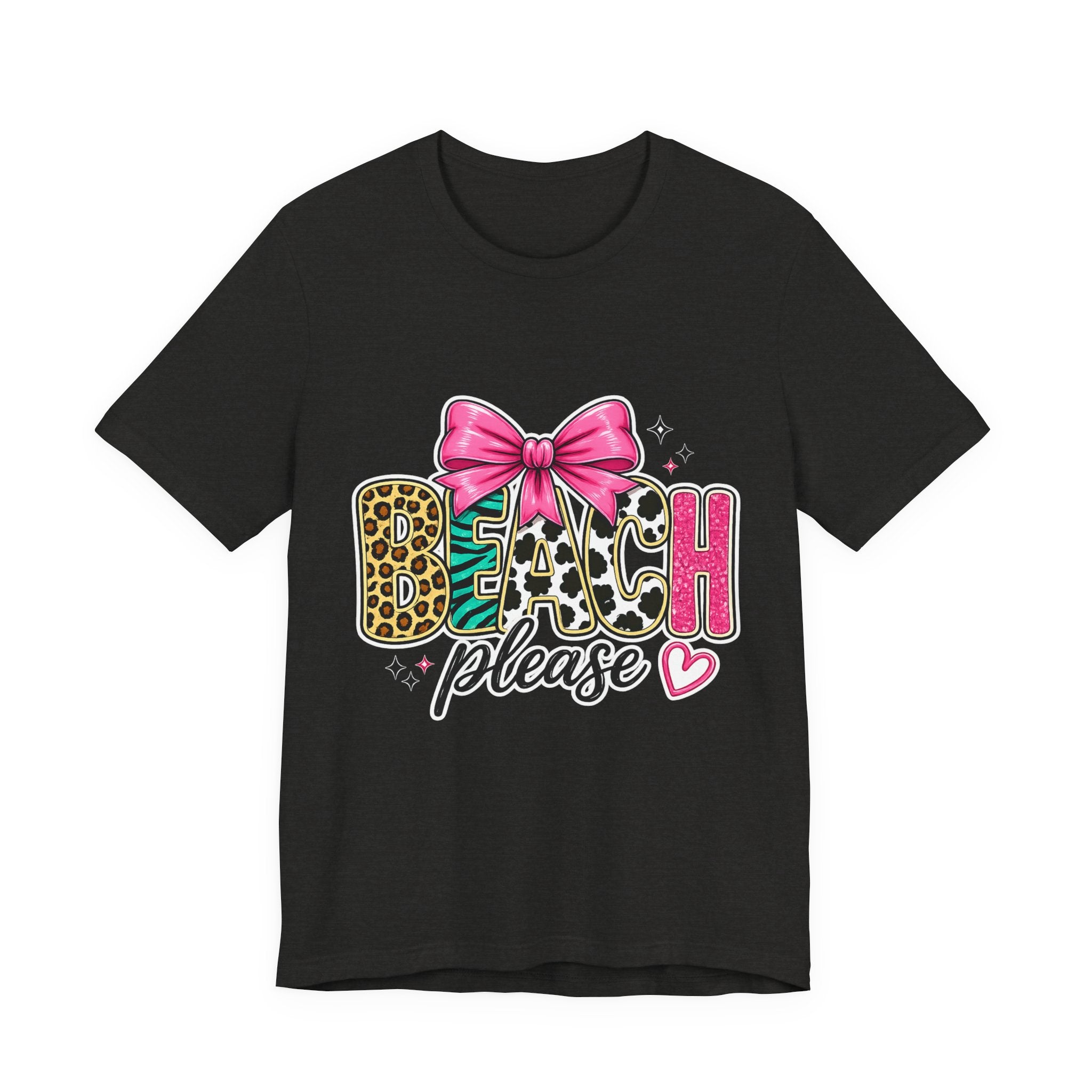 Beach Please — Funny Women's Beach Graphic Tee