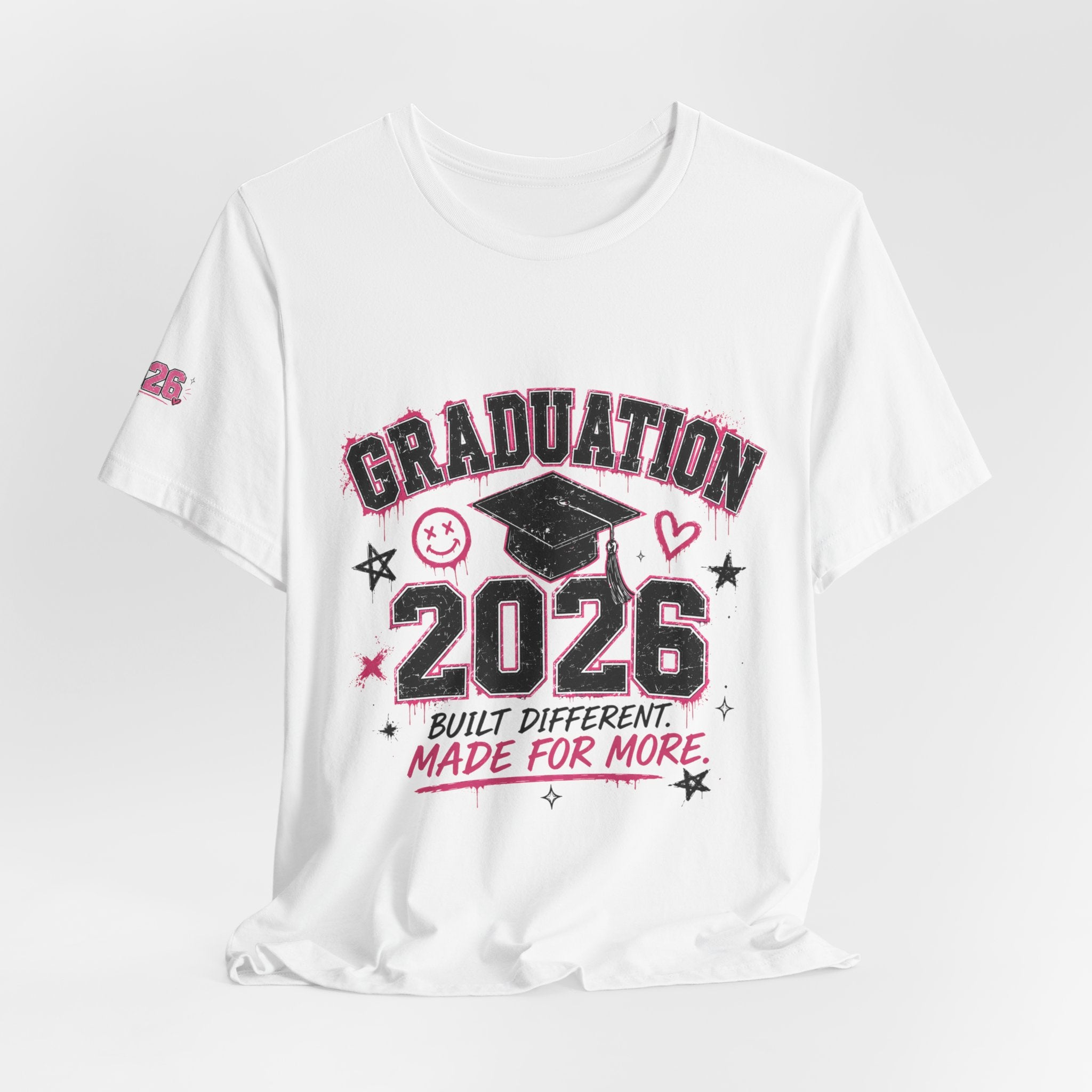 Class of 2026 Senior T-Shirt — “On Wednesdays We Wear Pink” So Fetch Graduation Tee