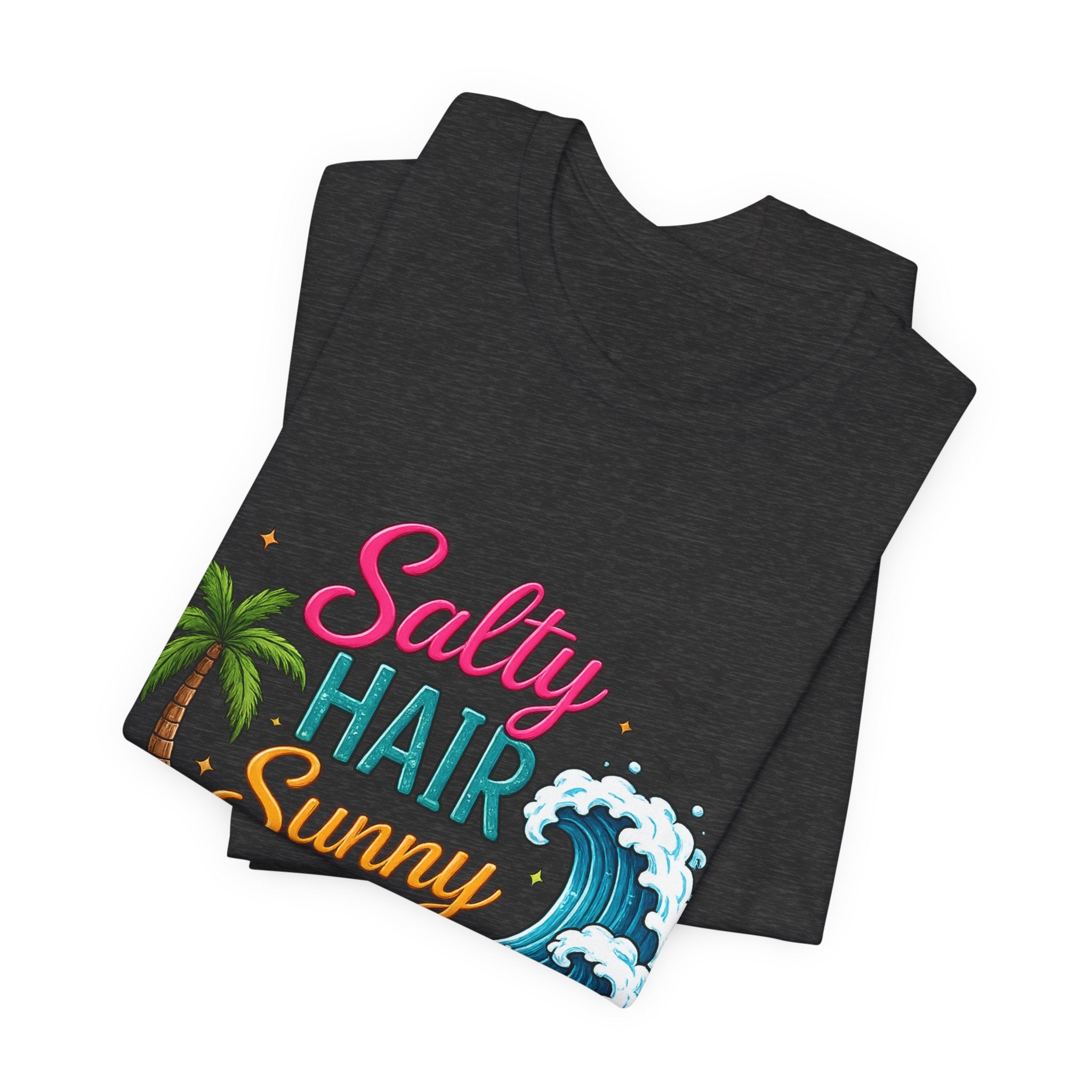 Salty Hair Sunny Soul — Women's Beach Graphic Tee
