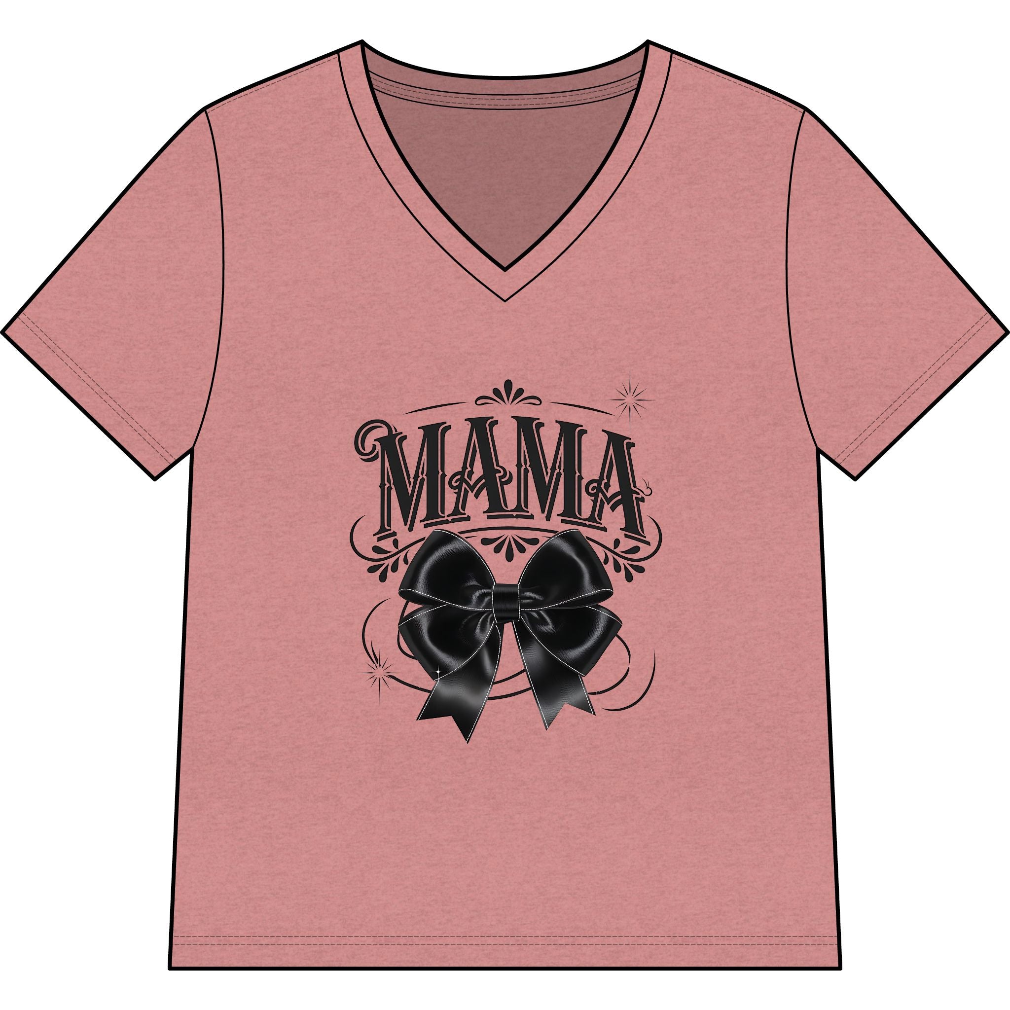 Women’s Relaxed Heather CVC V-Neck Tee