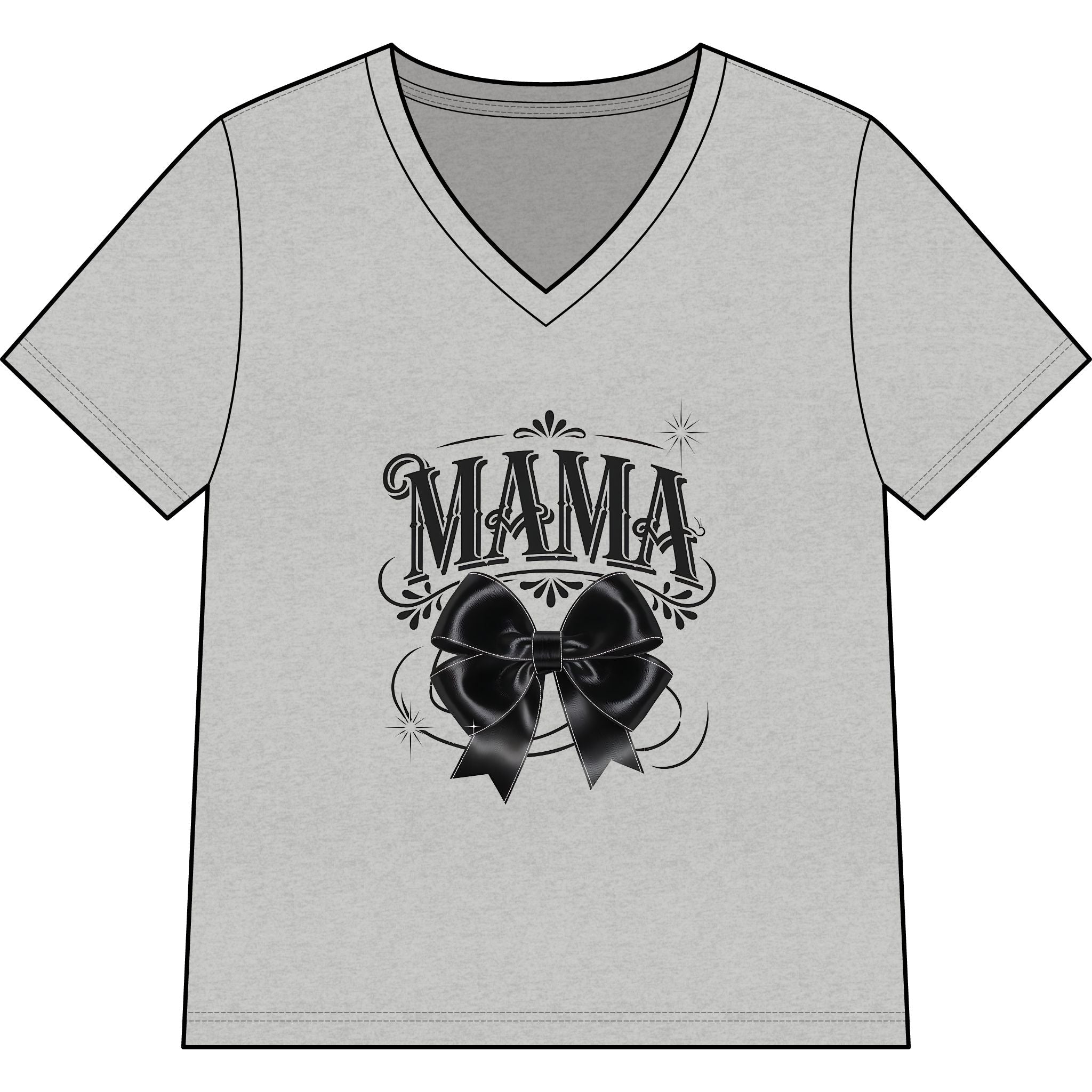 Women’s Relaxed Heather CVC V-Neck Tee