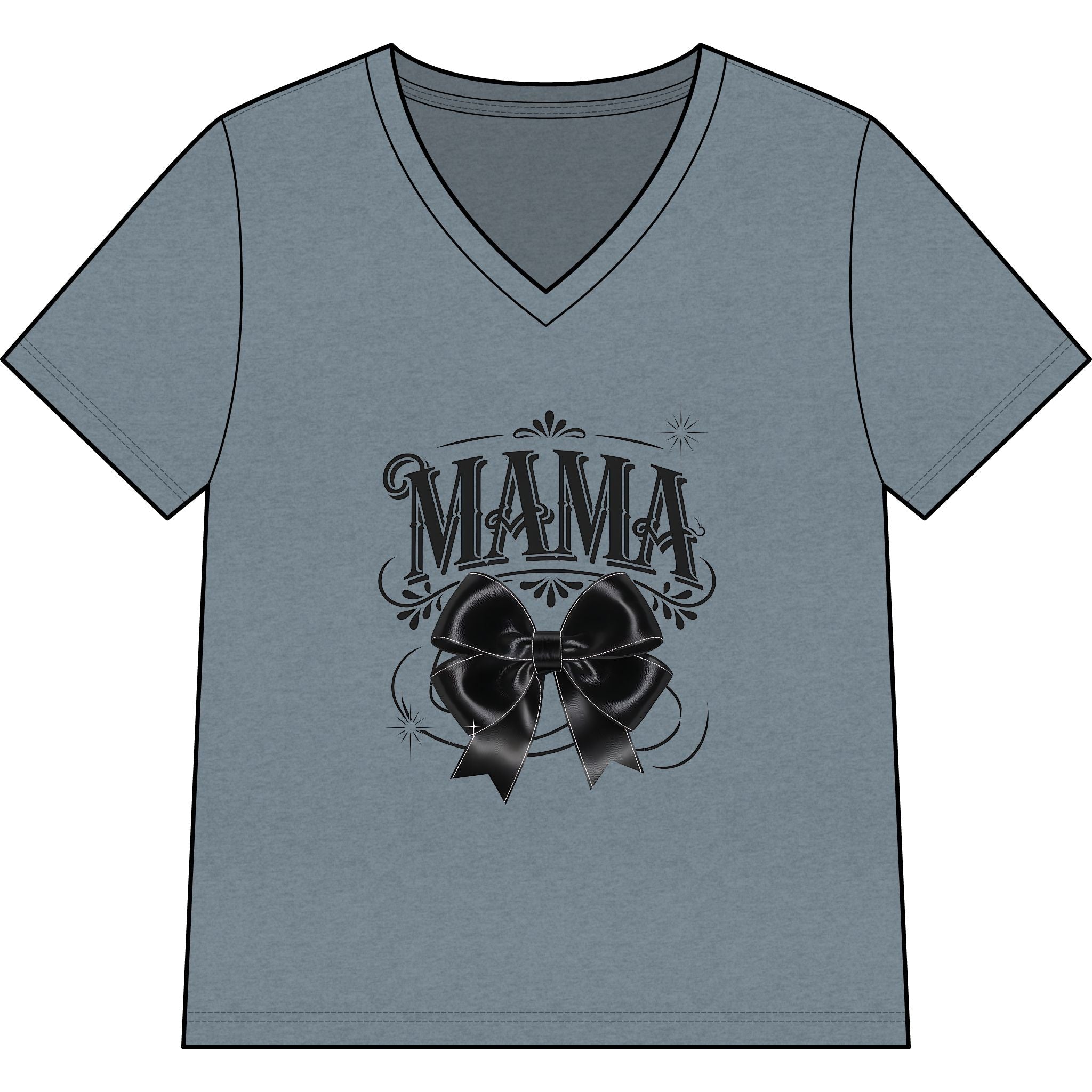 Women’s Relaxed Heather CVC V-Neck Tee
