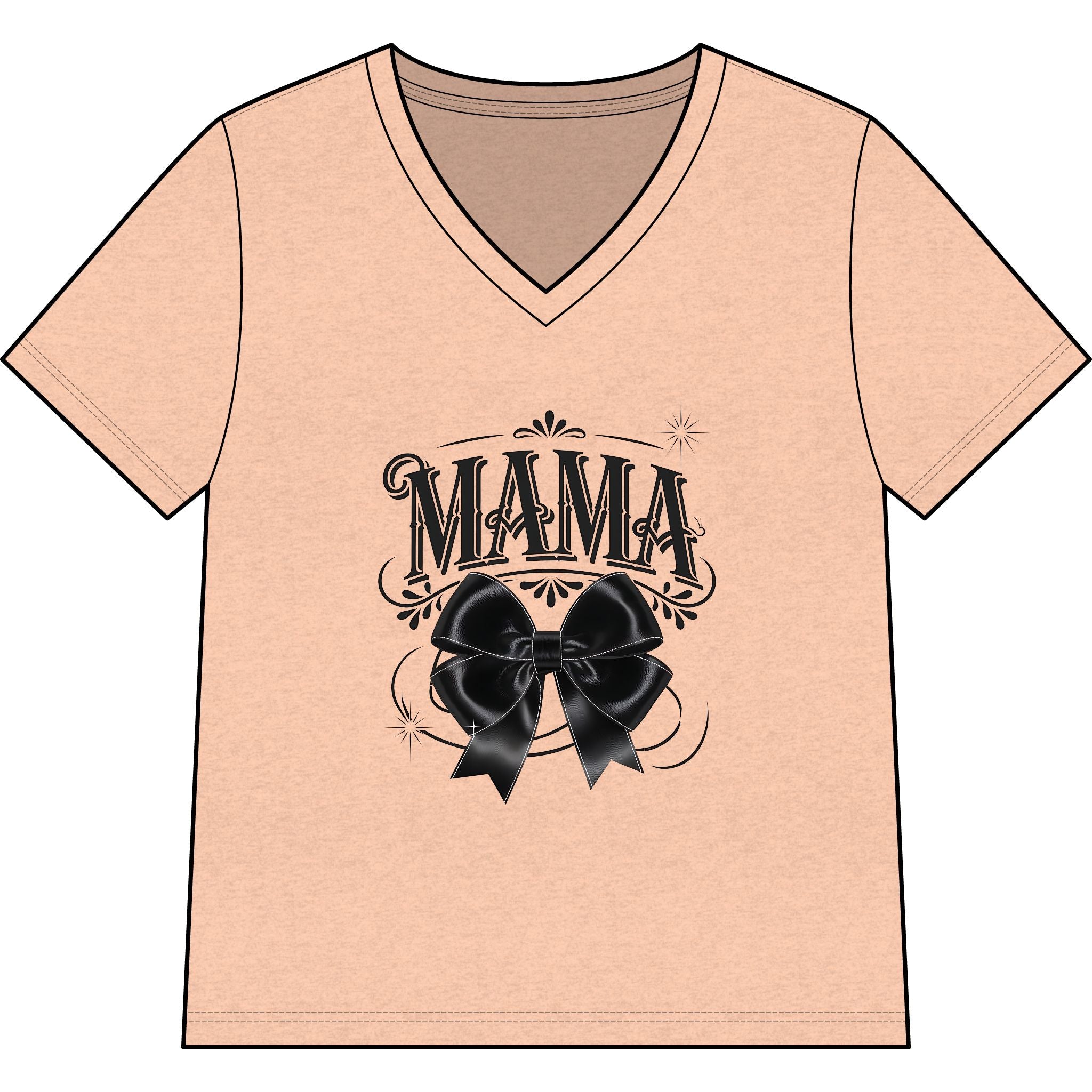 Women’s Relaxed Heather CVC V-Neck Tee