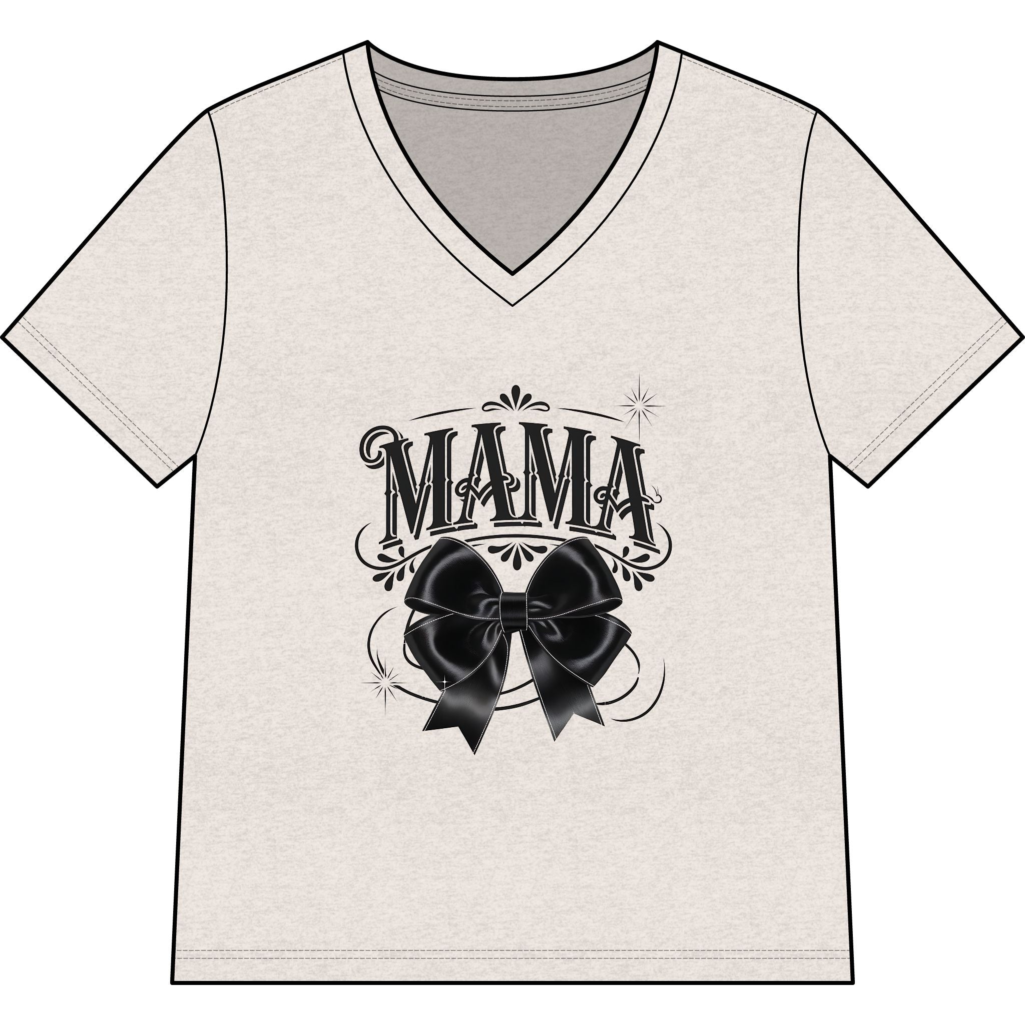 Women’s Relaxed Heather CVC V-Neck Tee