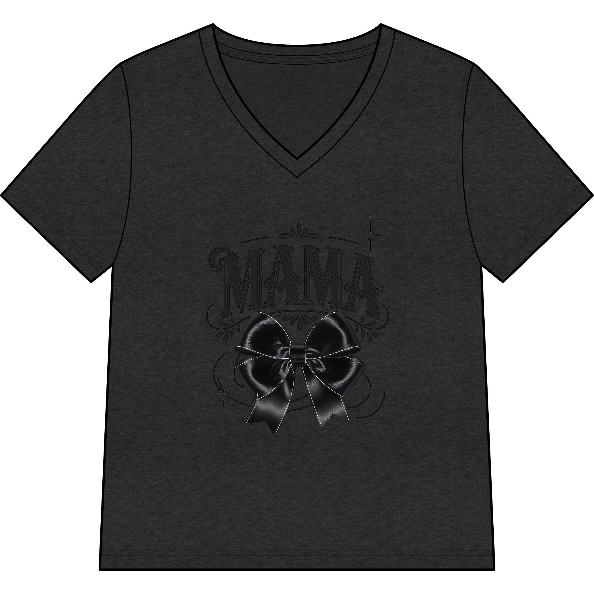 Women’s Relaxed Heather CVC V-Neck Tee
