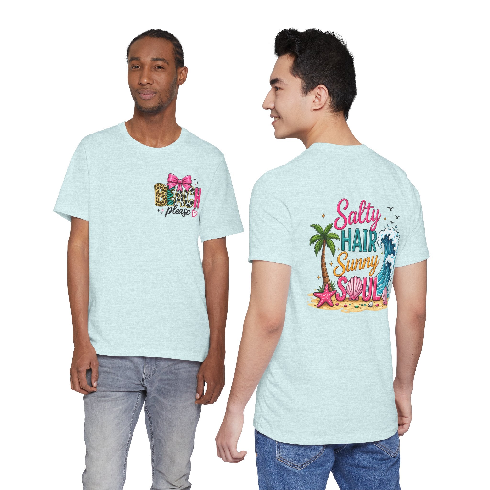 Beach Please — Salty Verse Funny Women's Graphic Tee