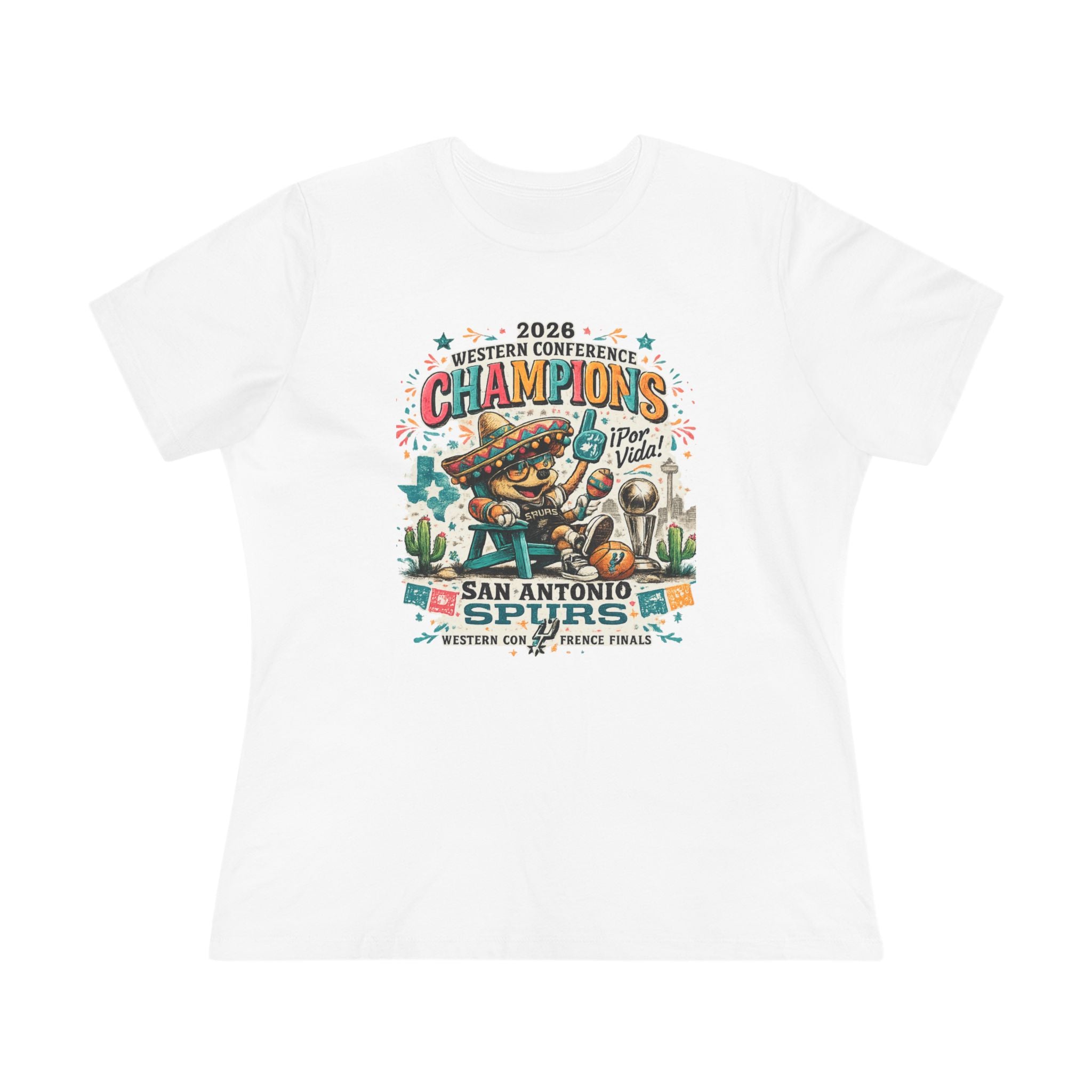 Spurs Champs Women's Cotton Tee — Championship Fan Shirt