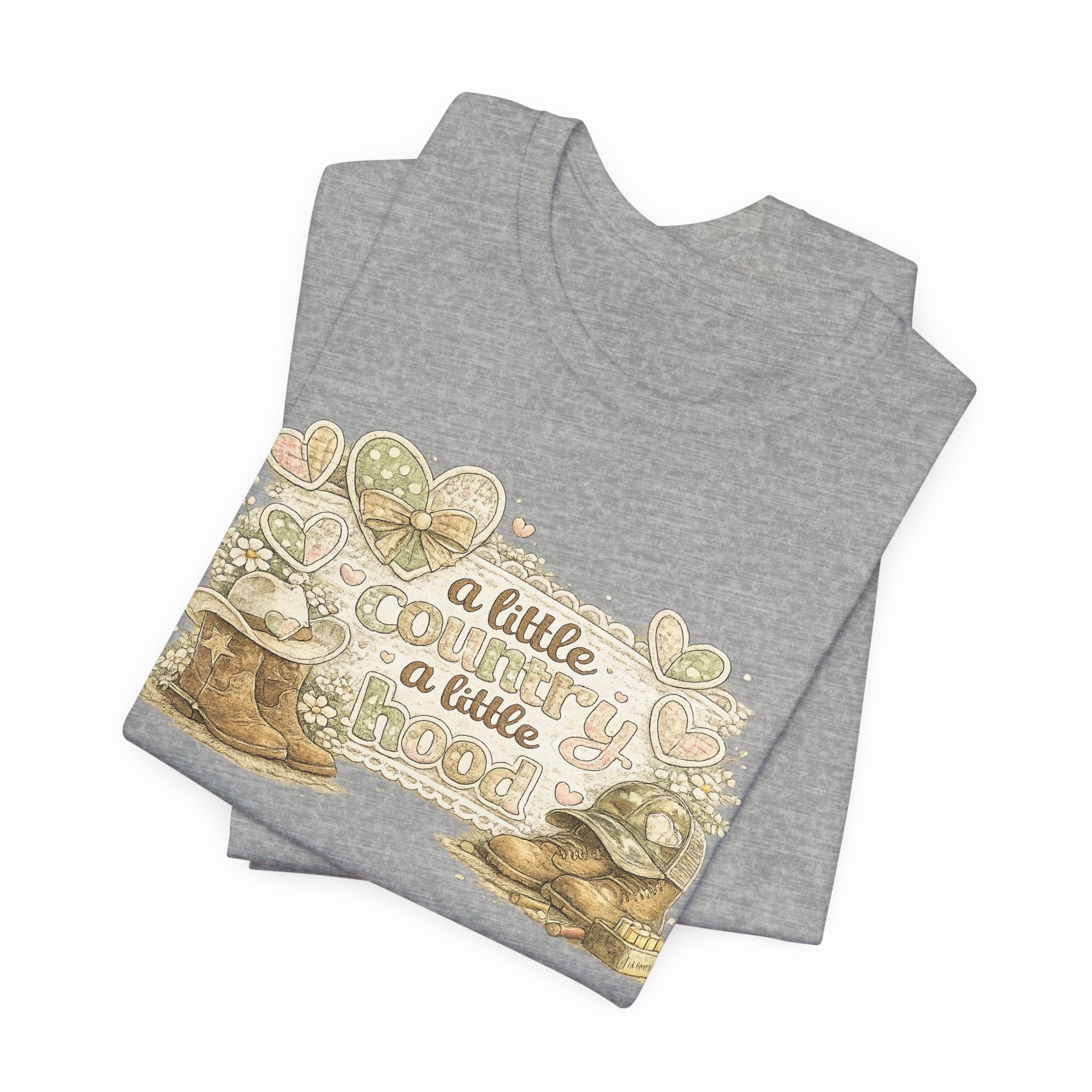 A Little Country A Little Hood — Funny Women's Graphic Tee
