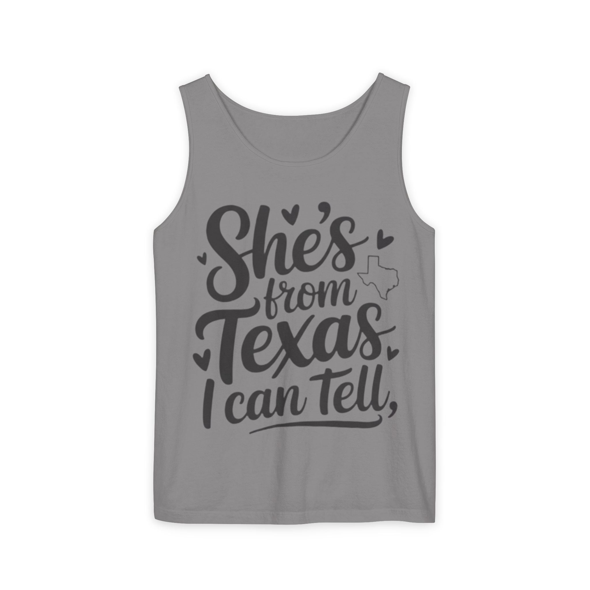 She's From Texas Tank Top — Women's Texas Pride Graphic Tank