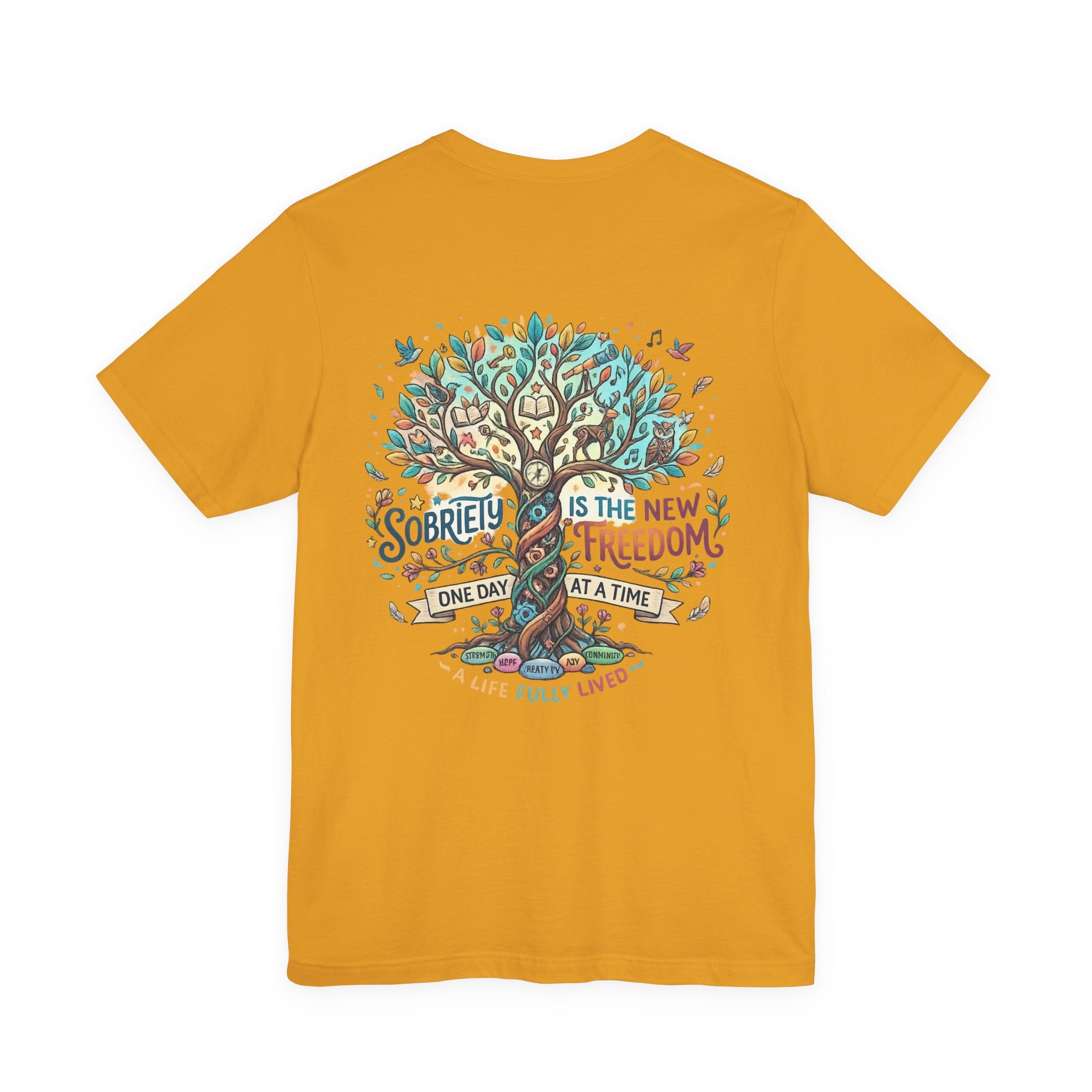 Sobriety Support Tee — Recovery Slogan T-Shirt
