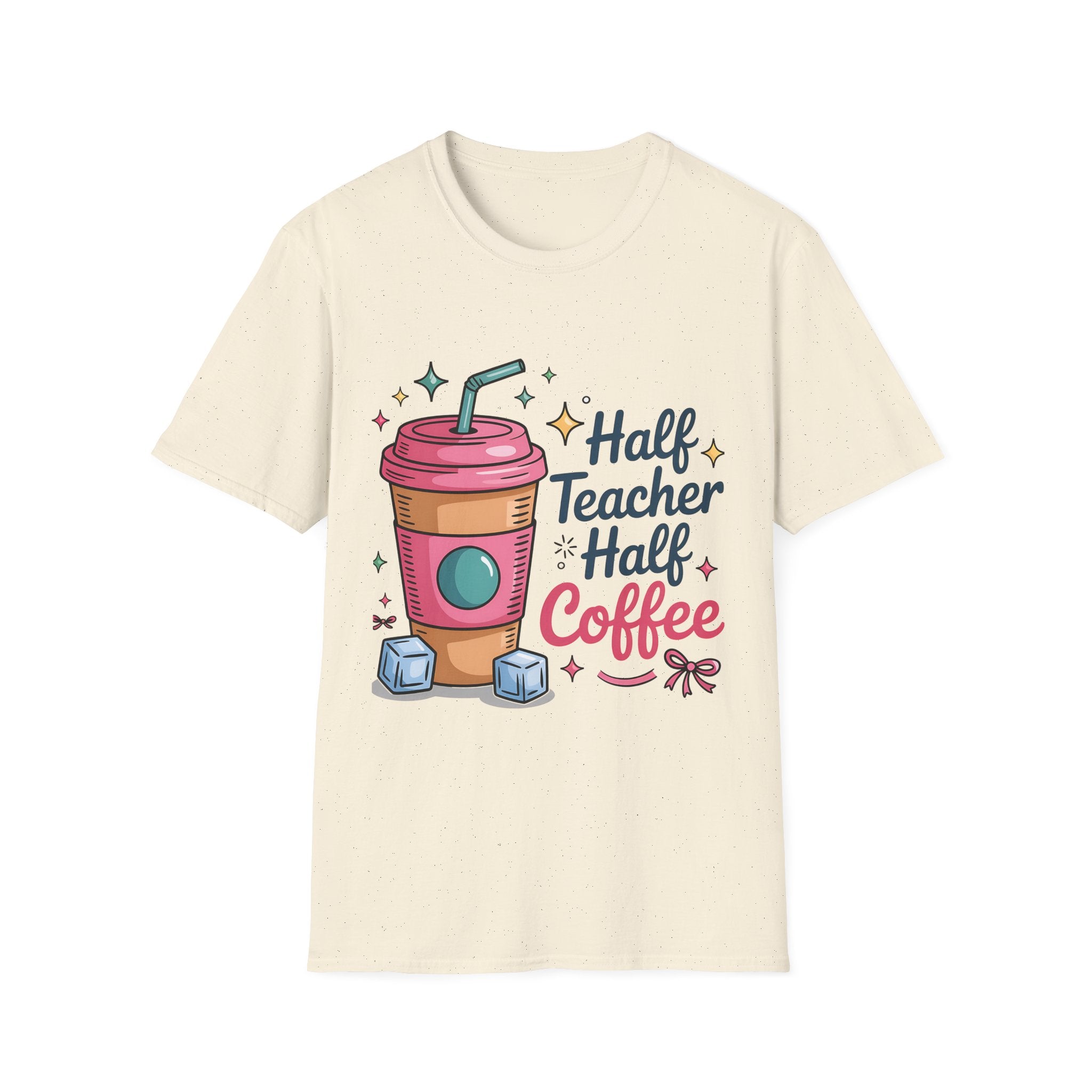 Half coffee half teacher