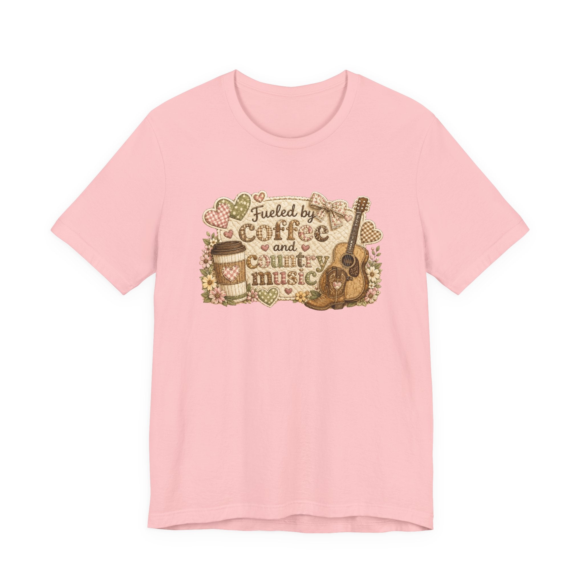 Fueled by Coffee and Country Music — Funny Women's Country Tee