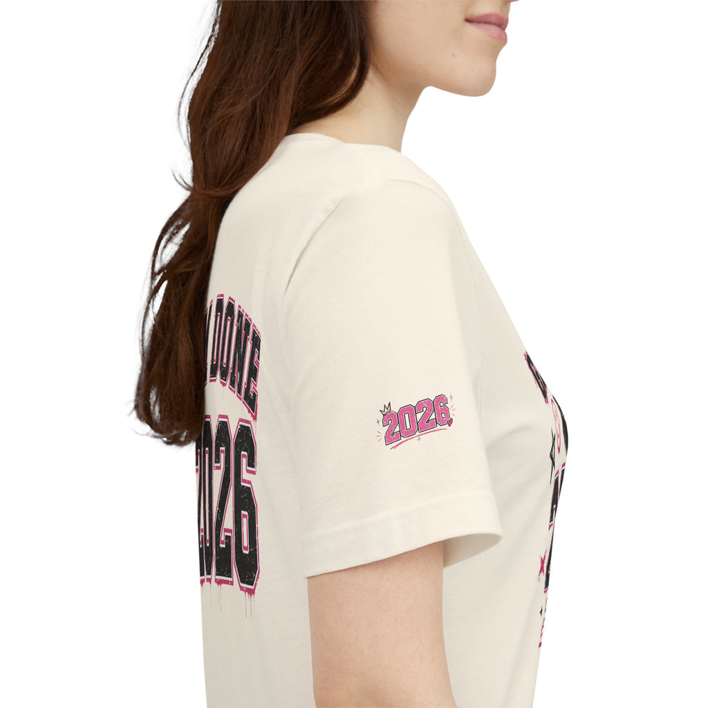 Class of 2026 Senior T-Shirt — “On Wednesdays We Wear Pink” So Fetch Graduation Tee