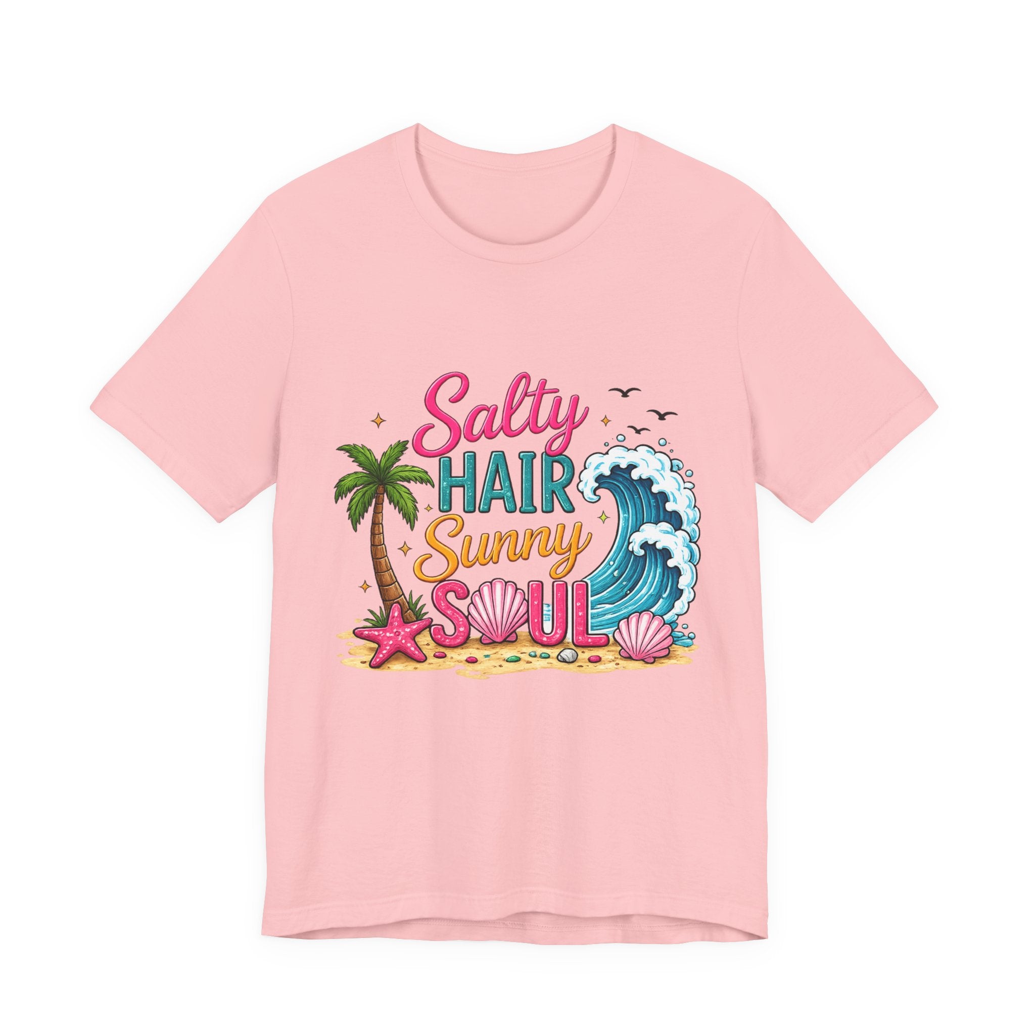 Salty Hair Sunny Soul — Women's Beach Graphic Tee