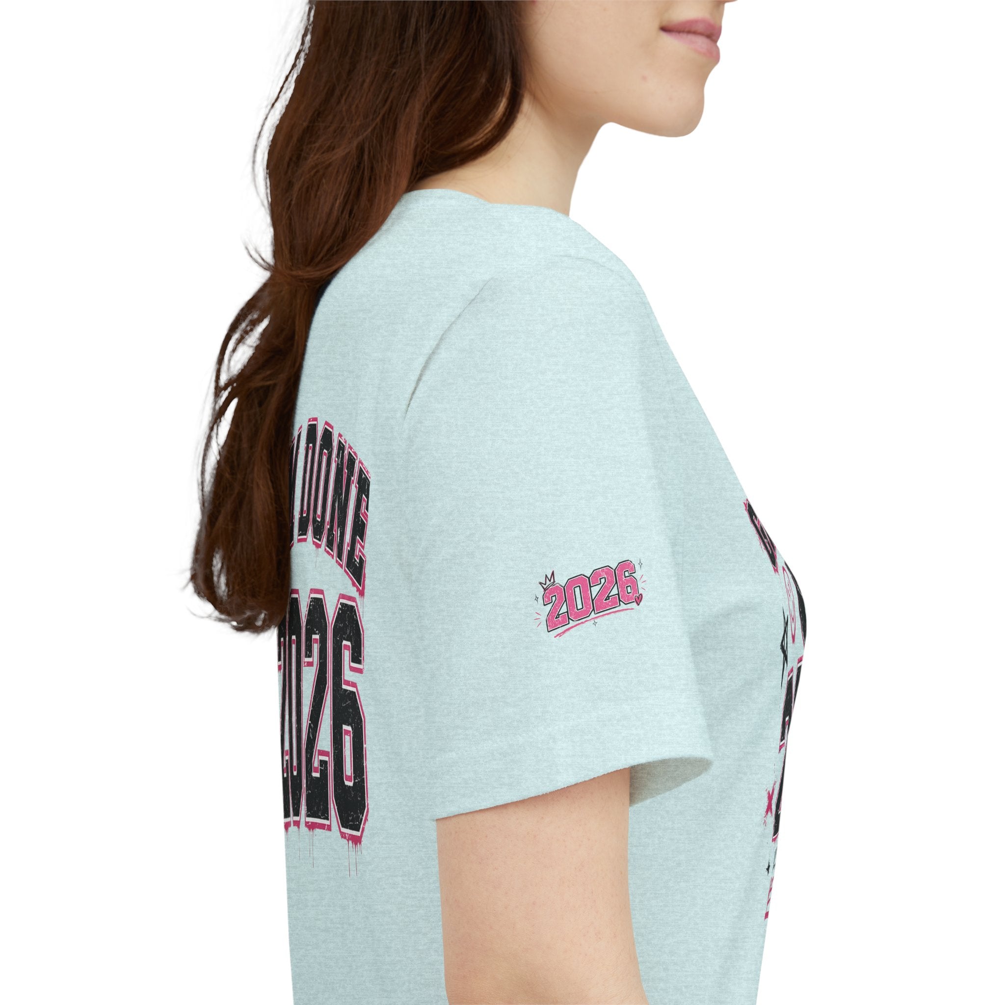 Class of 2026 Senior T-Shirt — “On Wednesdays We Wear Pink” So Fetch Graduation Tee