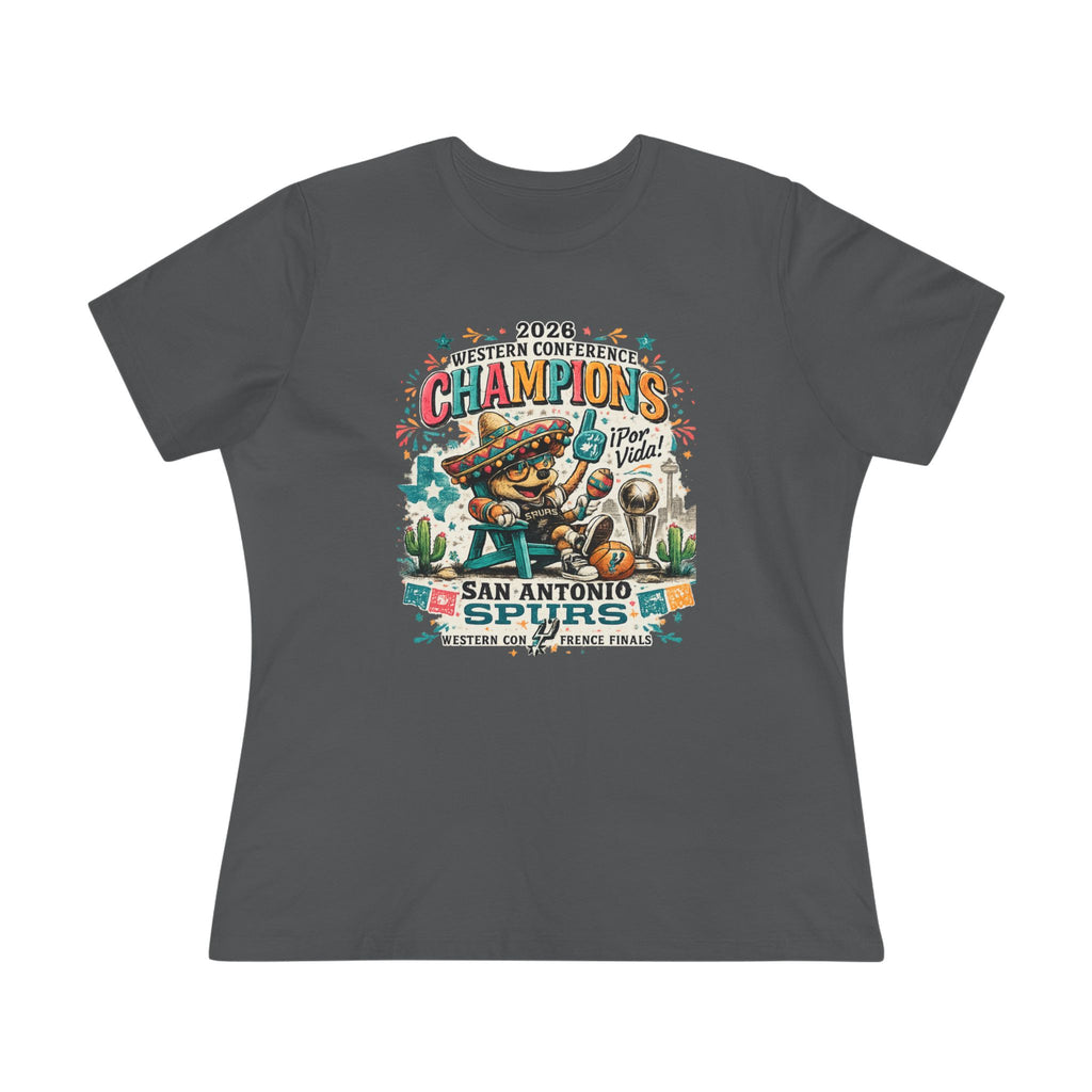 Spurs Champs Women's Cotton Tee — Championship Fan Shirt