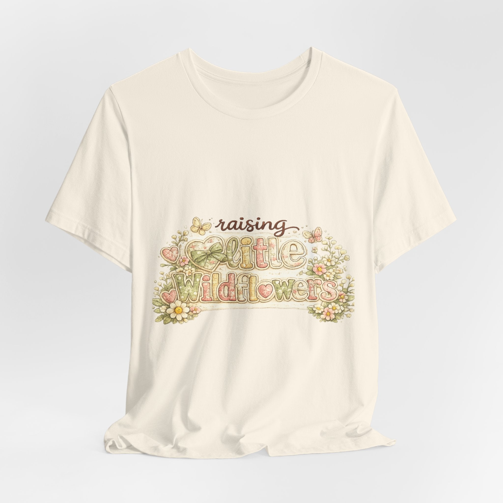 Raising Little Wildflowers — Cute Mom & Kids Graphic Tee