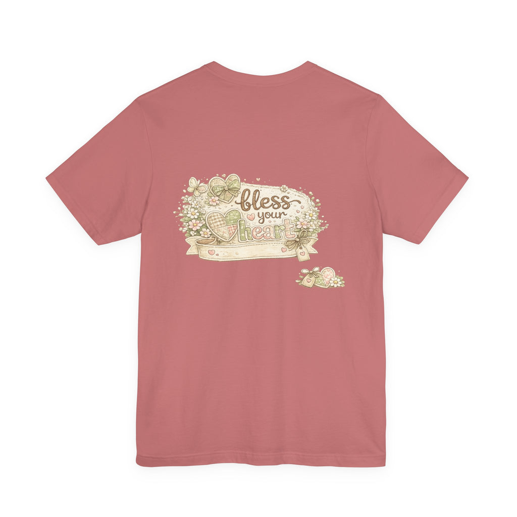 Oh Honey (Front) Bless Your Heart (Back) — Funny Southern Women's Tee