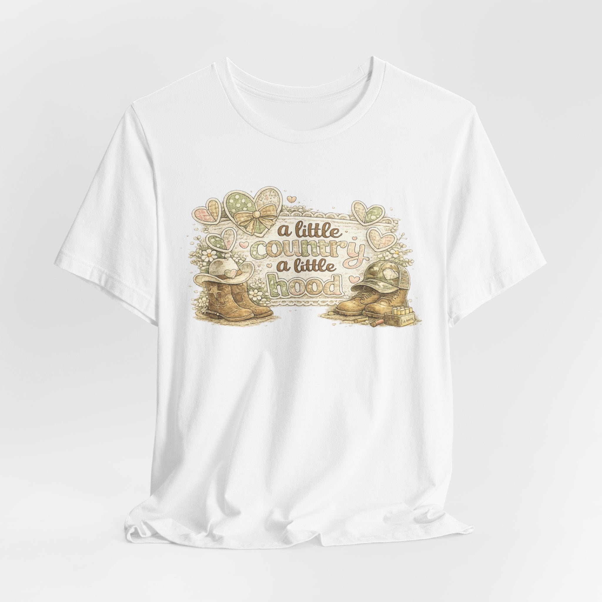 A Little Country A Little Hood — Funny Women's Graphic Tee