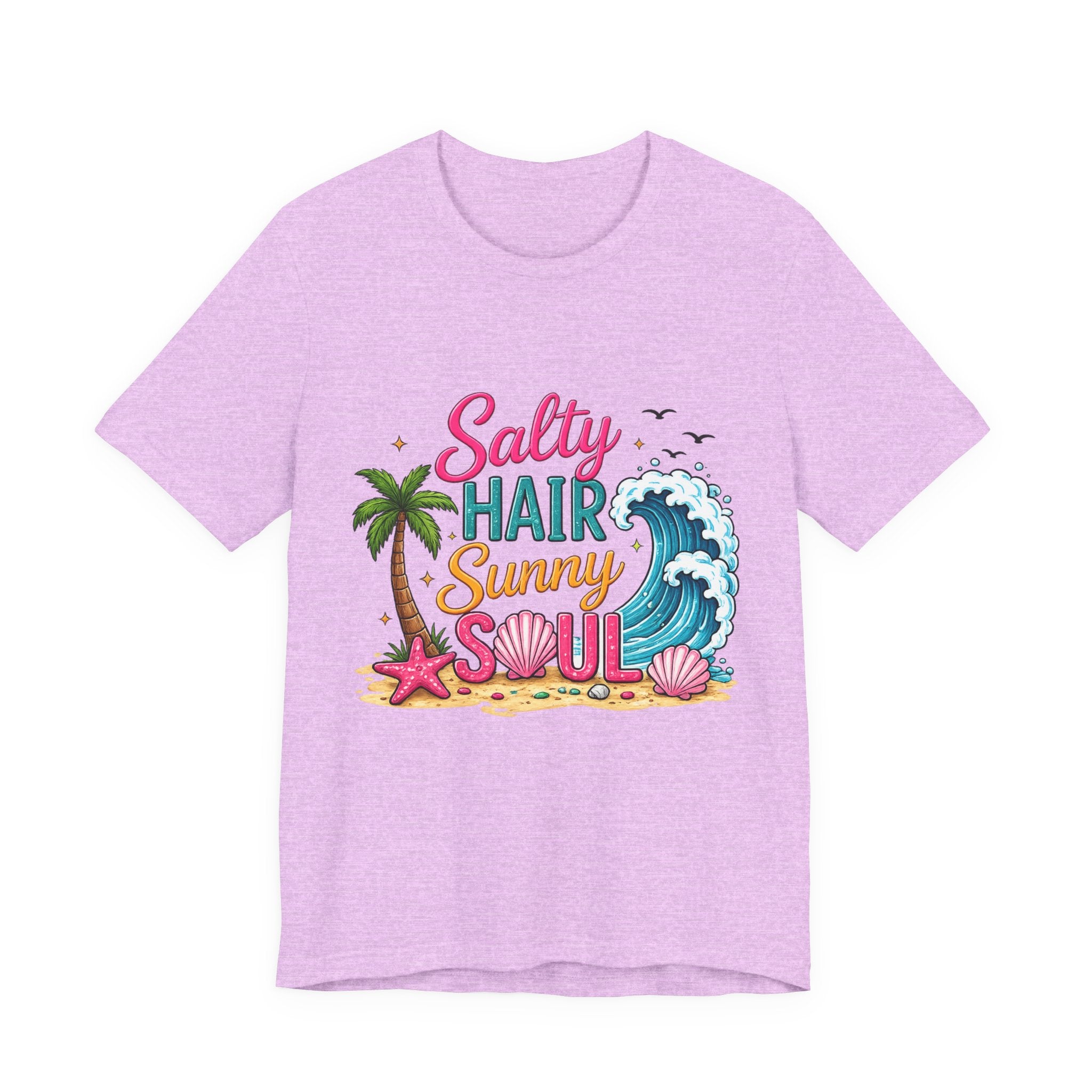 Salty Hair Sunny Soul — Women's Beach Graphic Tee