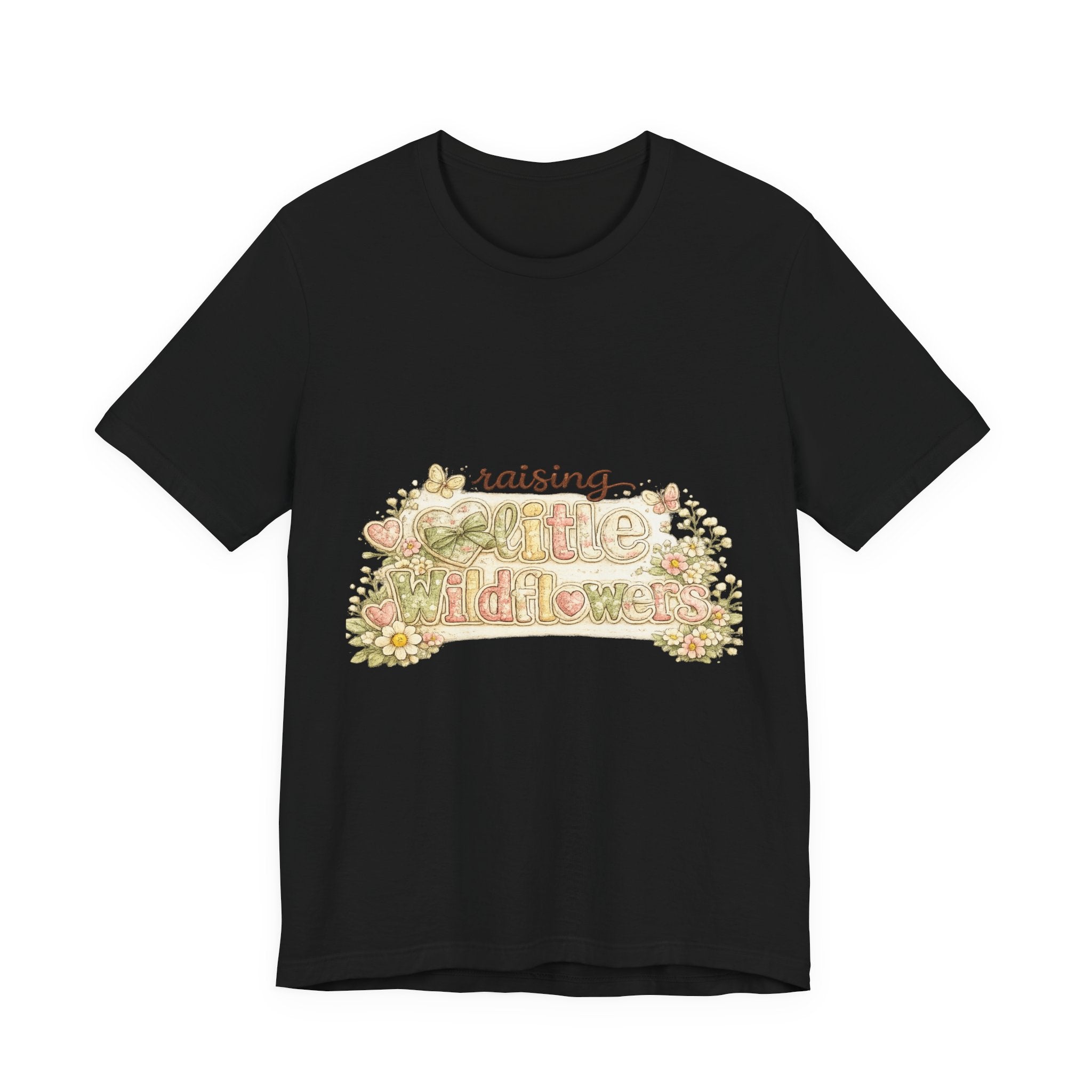 Raising Little Wildflowers — Cute Mom & Kids Graphic Tee