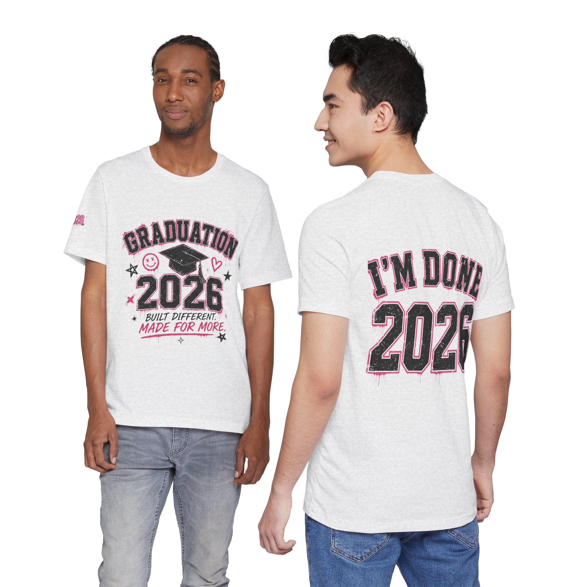 Class of 2026 Senior T-Shirt — “On Wednesdays We Wear Pink” So Fetch Graduation Tee