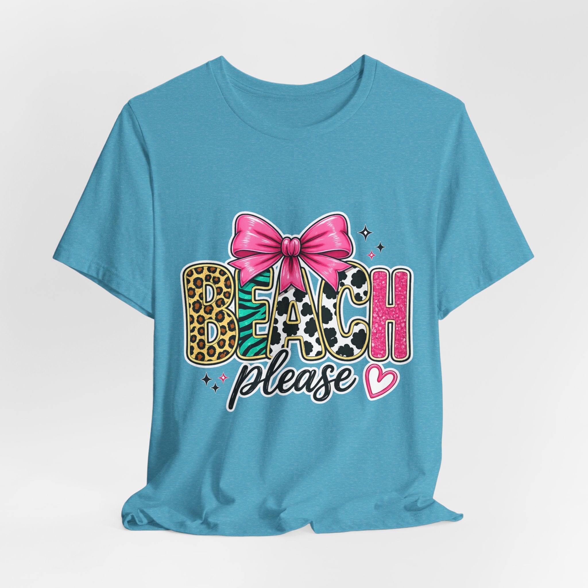 Beach Please — Funny Women's Beach Graphic Tee