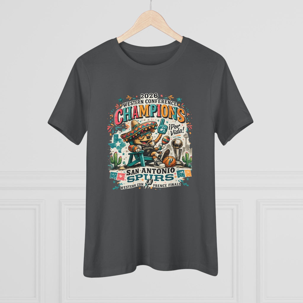 Spurs Champs Women's Cotton Tee — Championship Fan Shirt