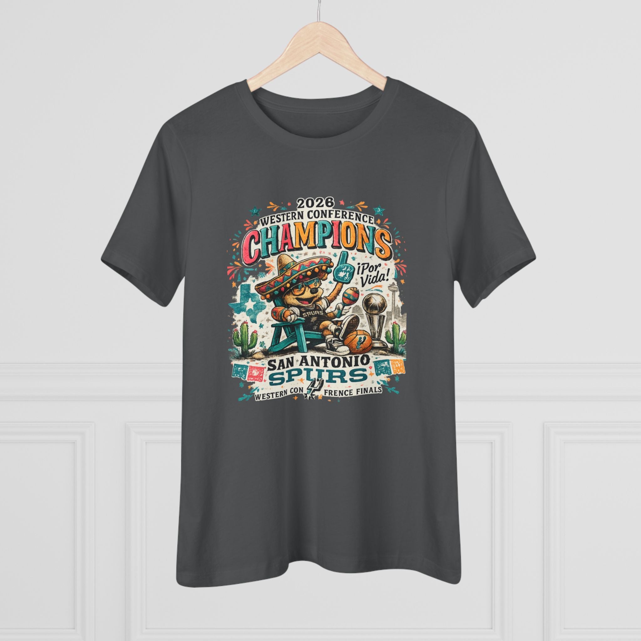 Spurs Champs Women's Cotton Tee — Championship Fan Shirt