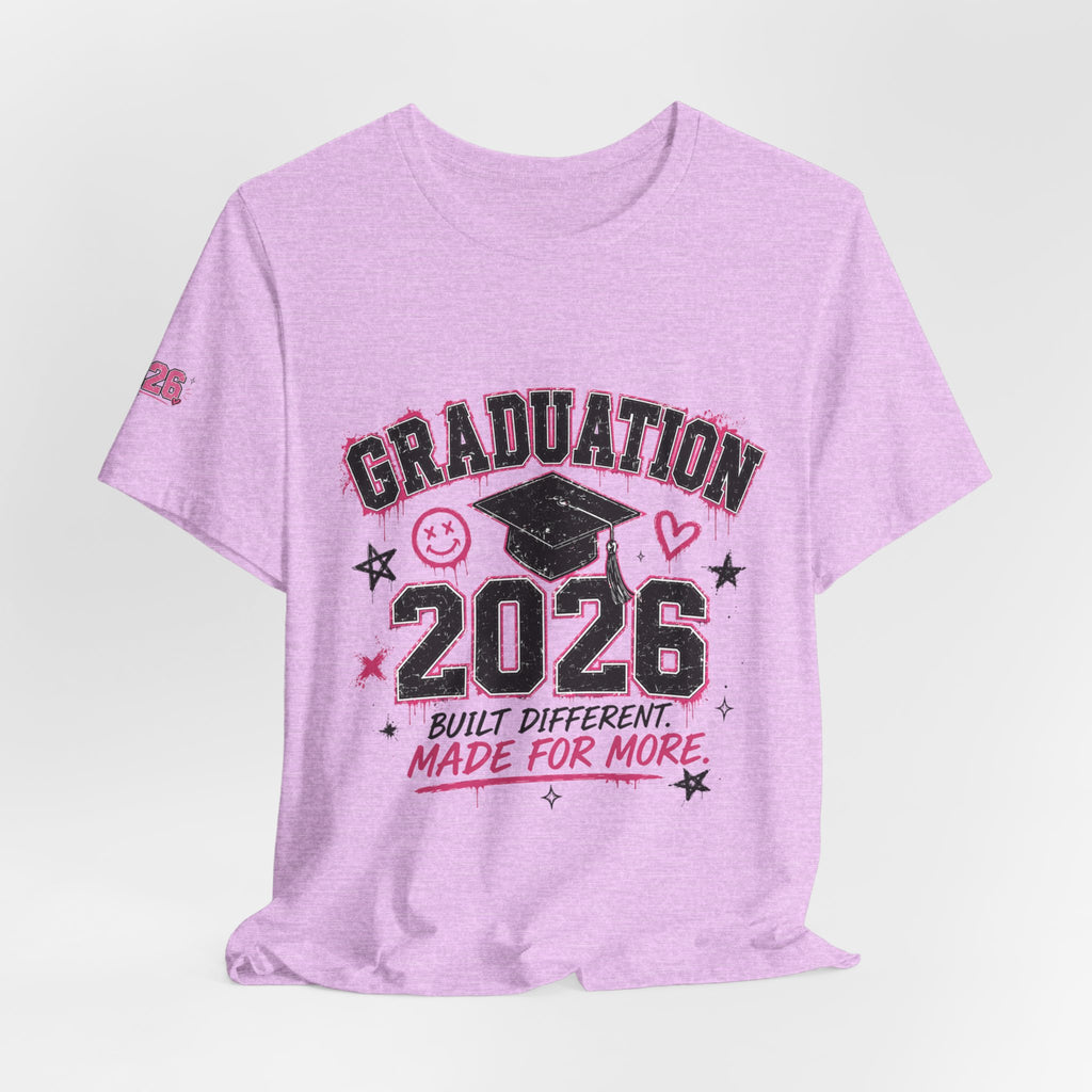 Class of 2026 Senior T-Shirt — “On Wednesdays We Wear Pink” So Fetch Graduation Tee