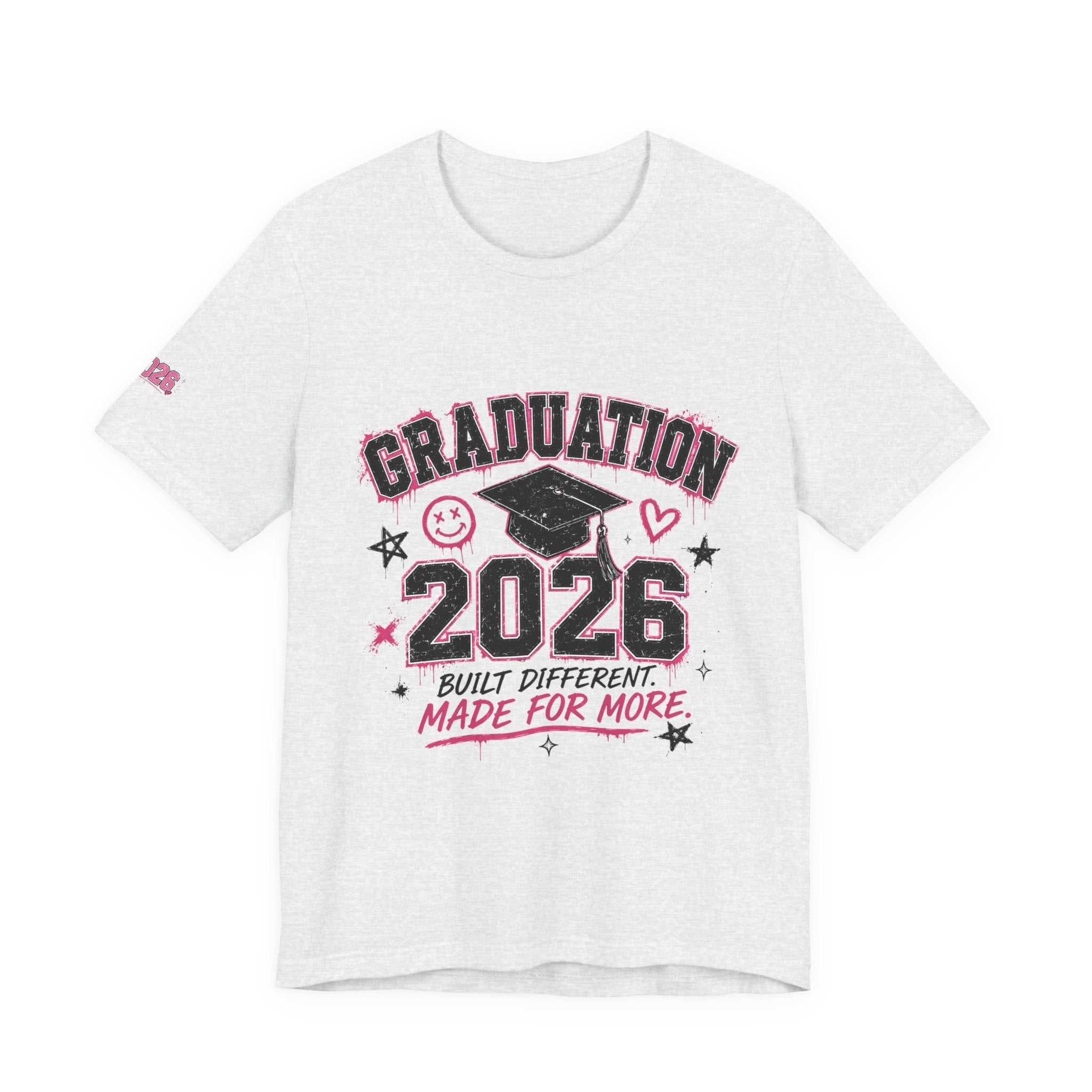 Class of 2026 Senior T-Shirt — “On Wednesdays We Wear Pink” So Fetch Graduation Tee