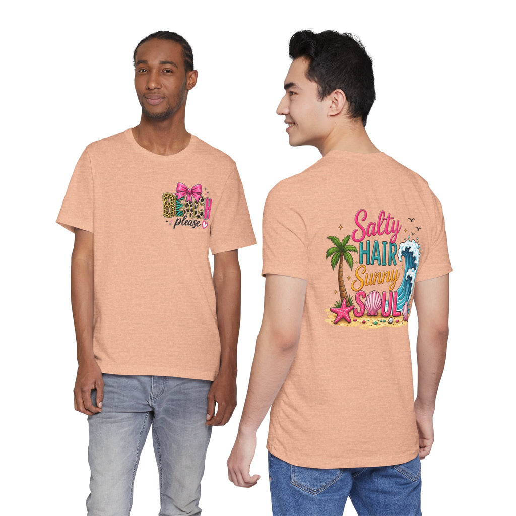 Beach Please — Salty Verse Funny Women's Graphic Tee