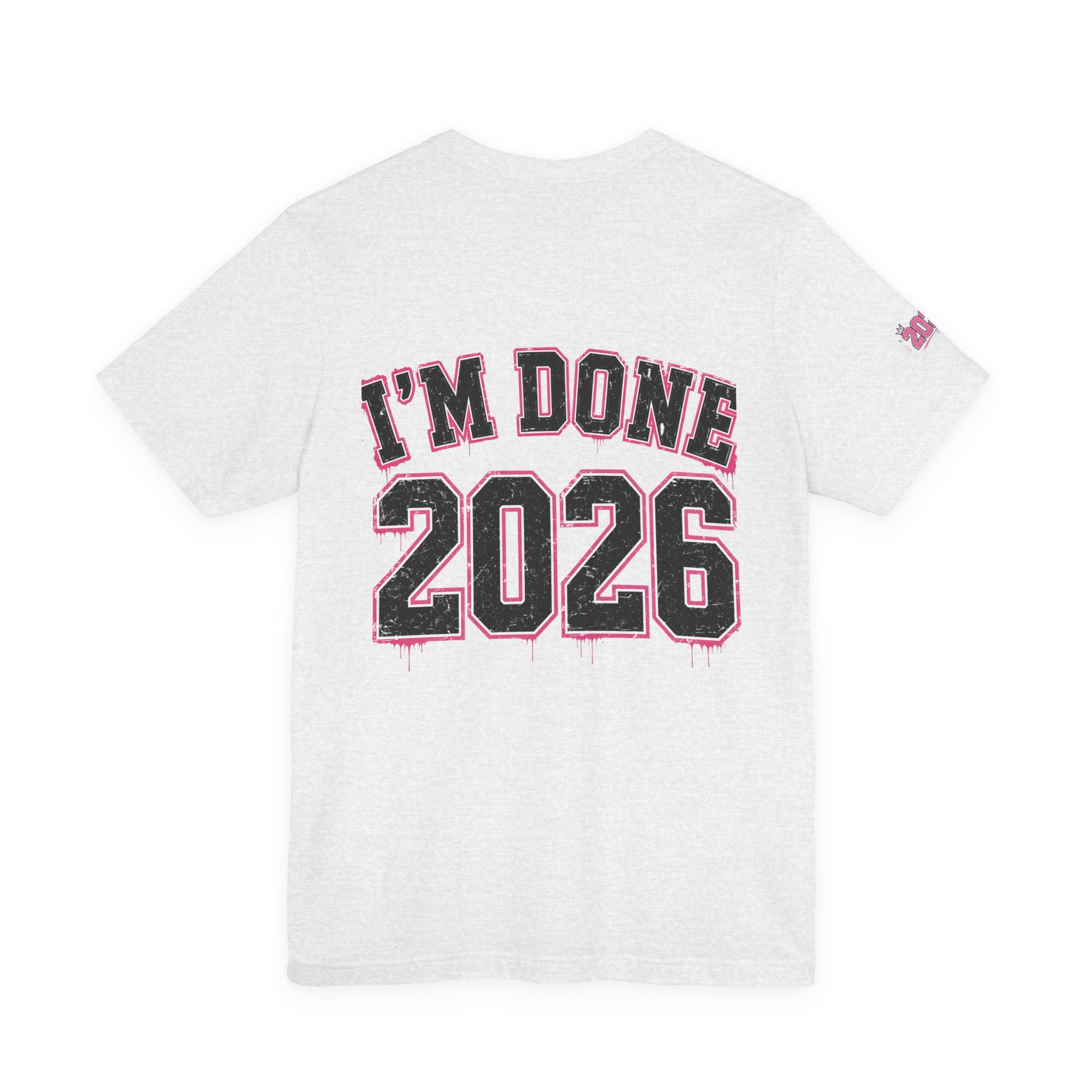 Class of 2026 Senior T-Shirt — “On Wednesdays We Wear Pink” So Fetch Graduation Tee