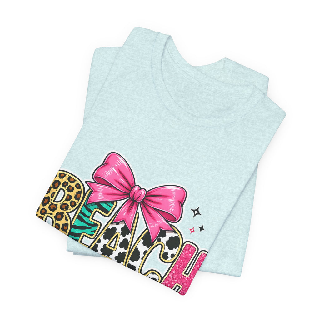 Beach Please — Funny Women's Beach Graphic Tee