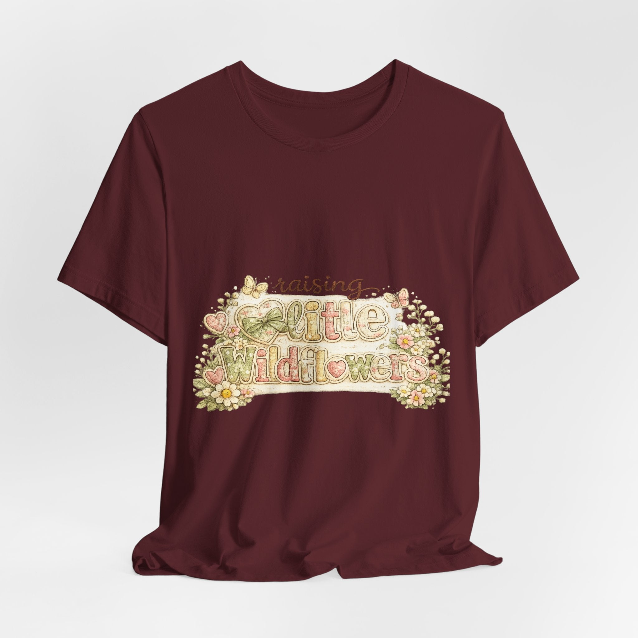Raising Little Wildflowers — Cute Mom & Kids Graphic Tee