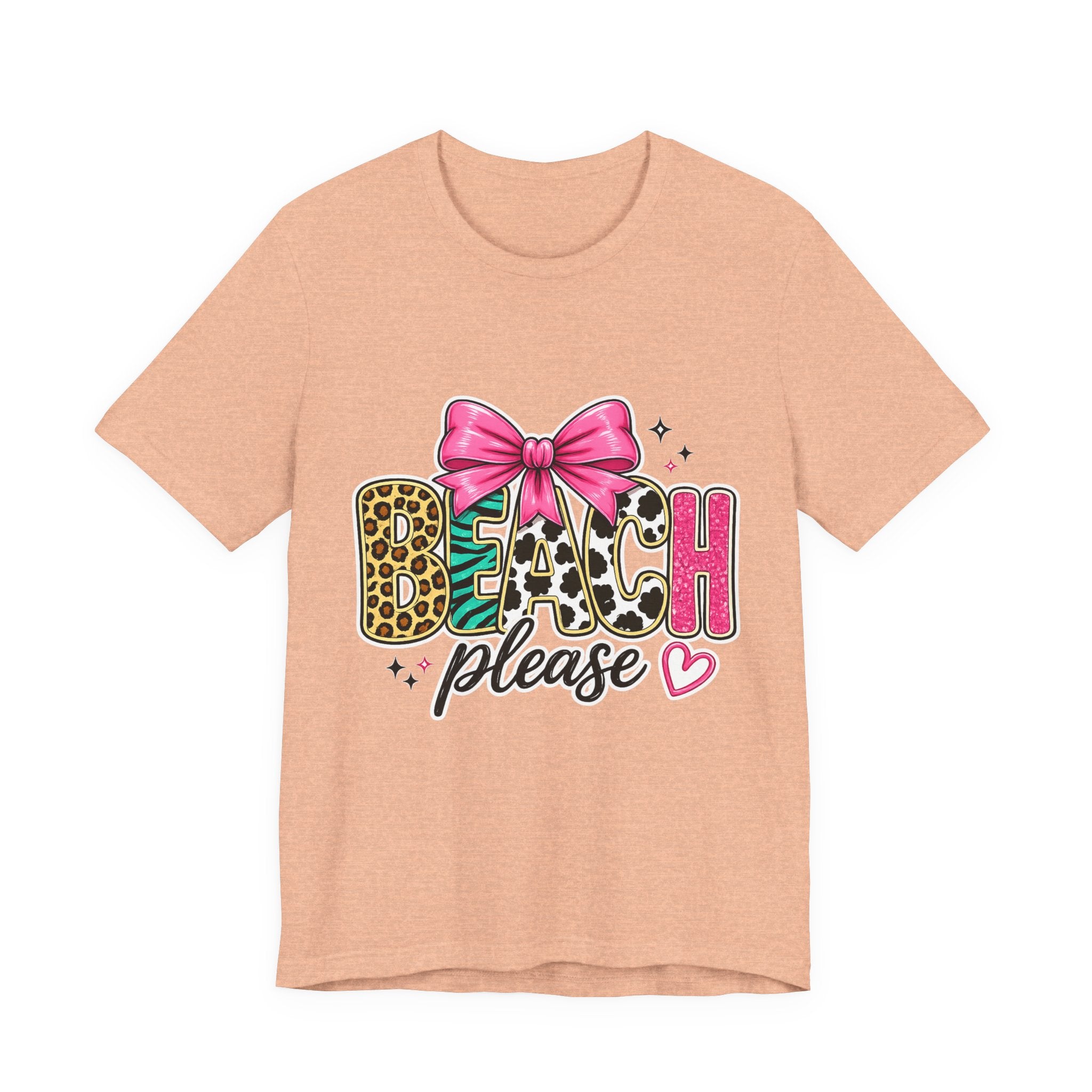 Beach Please — Funny Women's Beach Graphic Tee