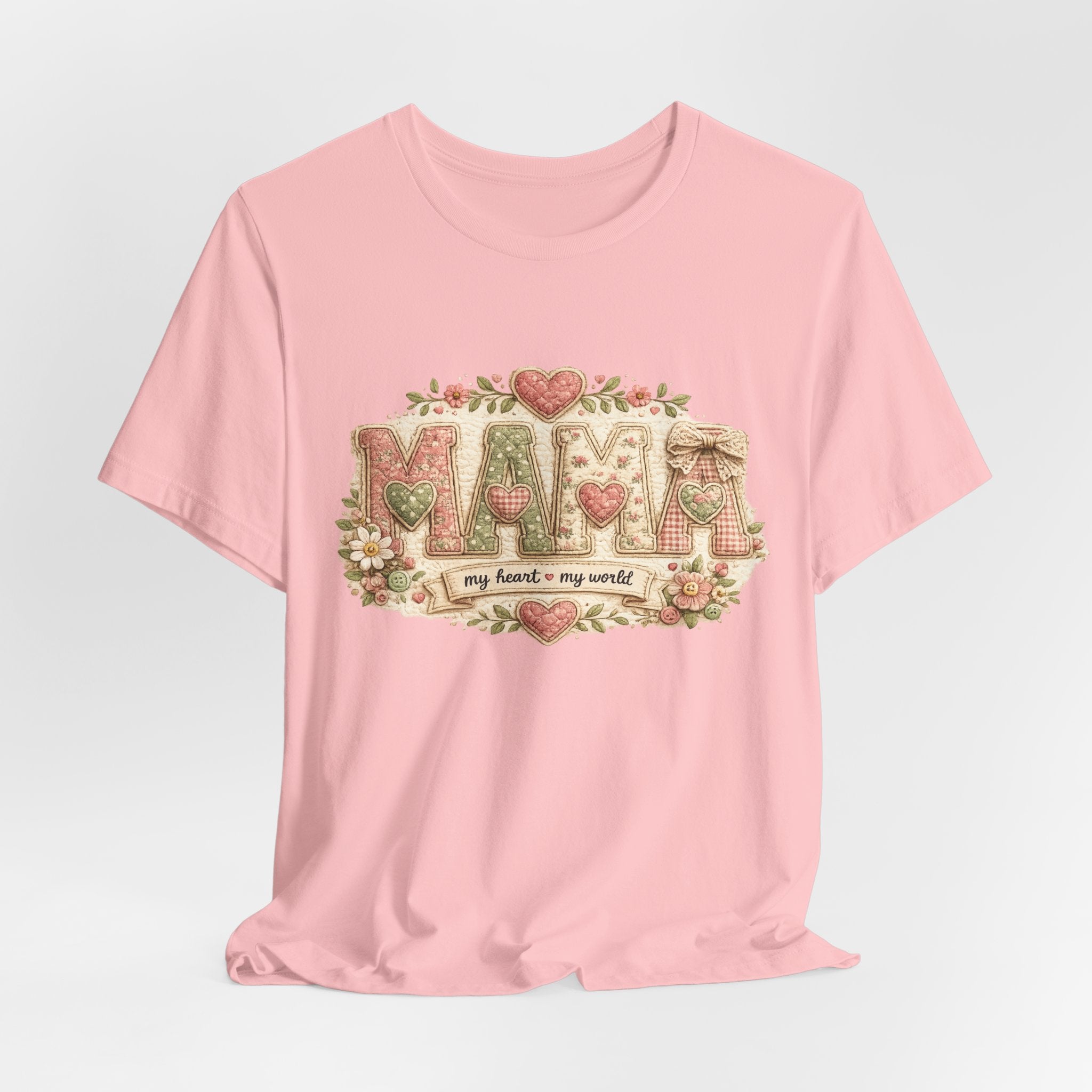 Mama — My Heart, My World | Heartfelt Mom Graphic Tee