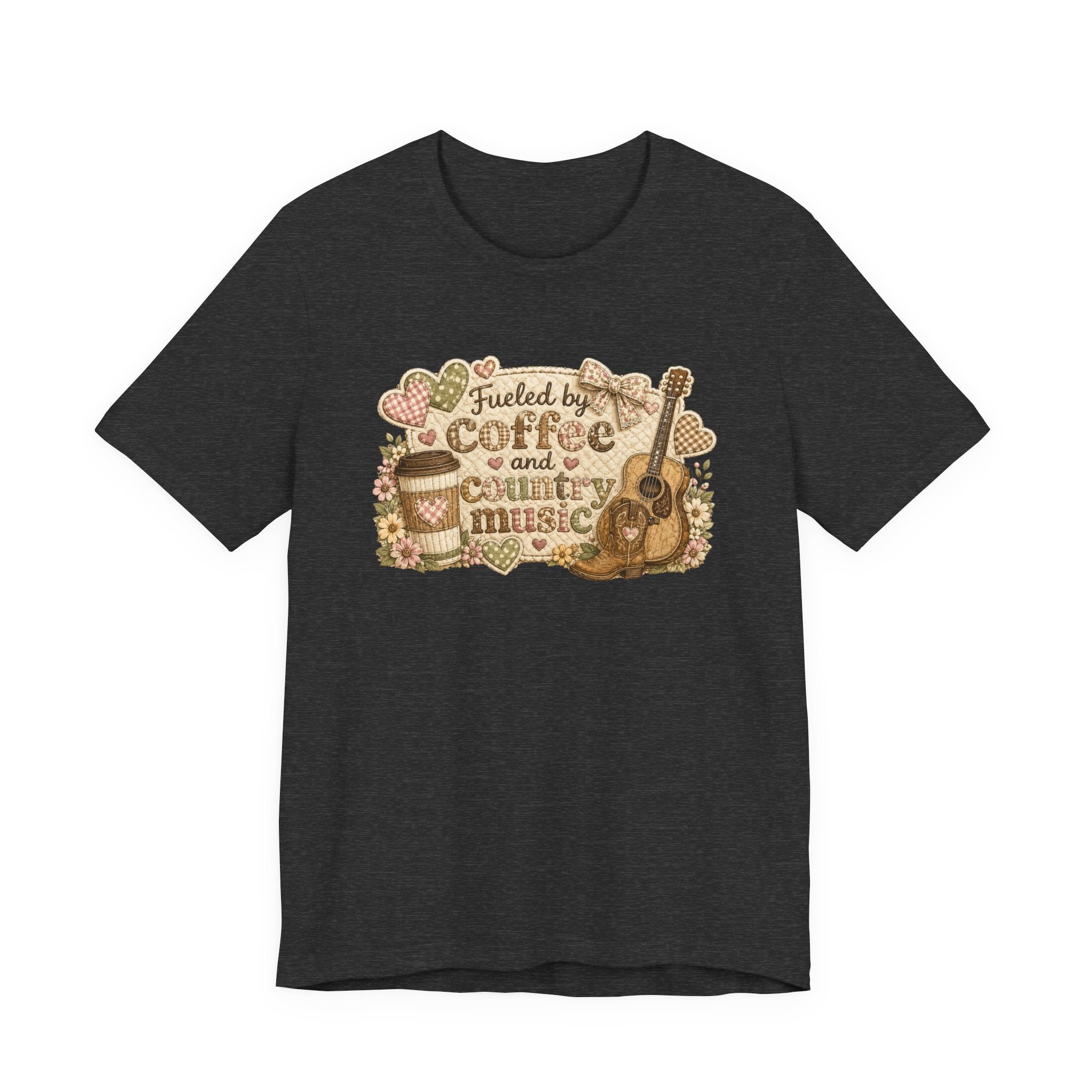 Fueled by Coffee and Country Music — Funny Women's Country Tee