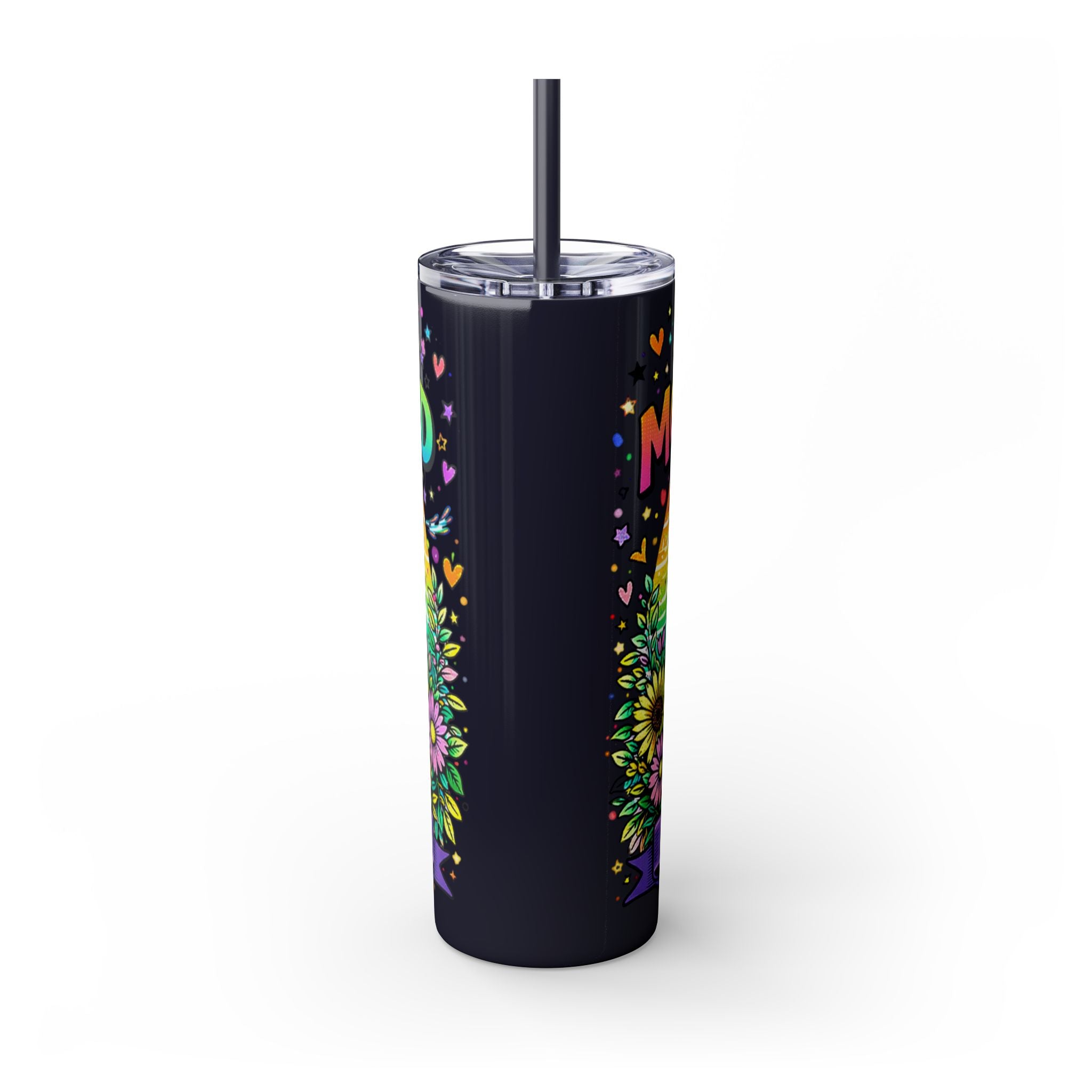 Skinny Tumbler - "Surviving Motherhood" 20oz Stainless Straw Cup