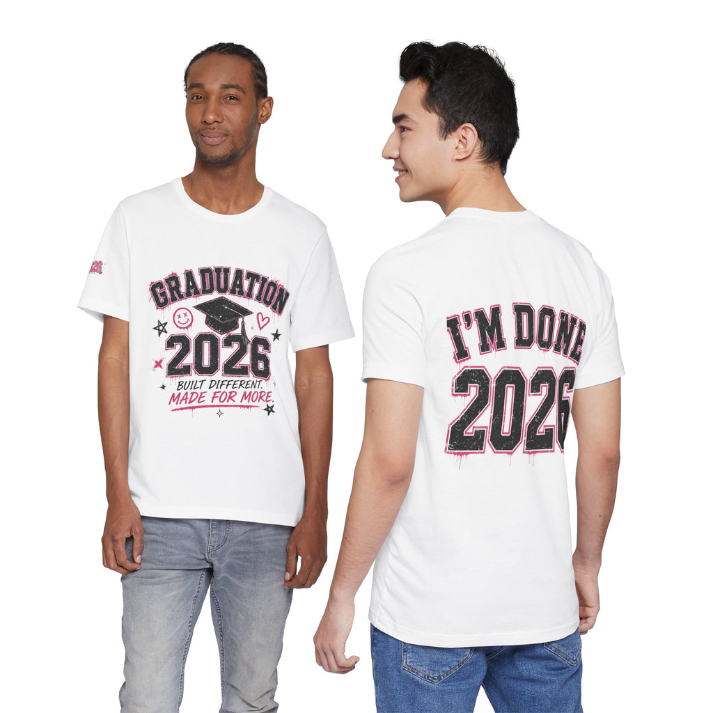 Class of 2026 Senior T-Shirt — “On Wednesdays We Wear Pink” So Fetch Graduation Tee