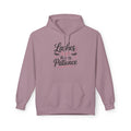Hoodie — “Lashes to Live By: Patience” Beauty Quote Pullover