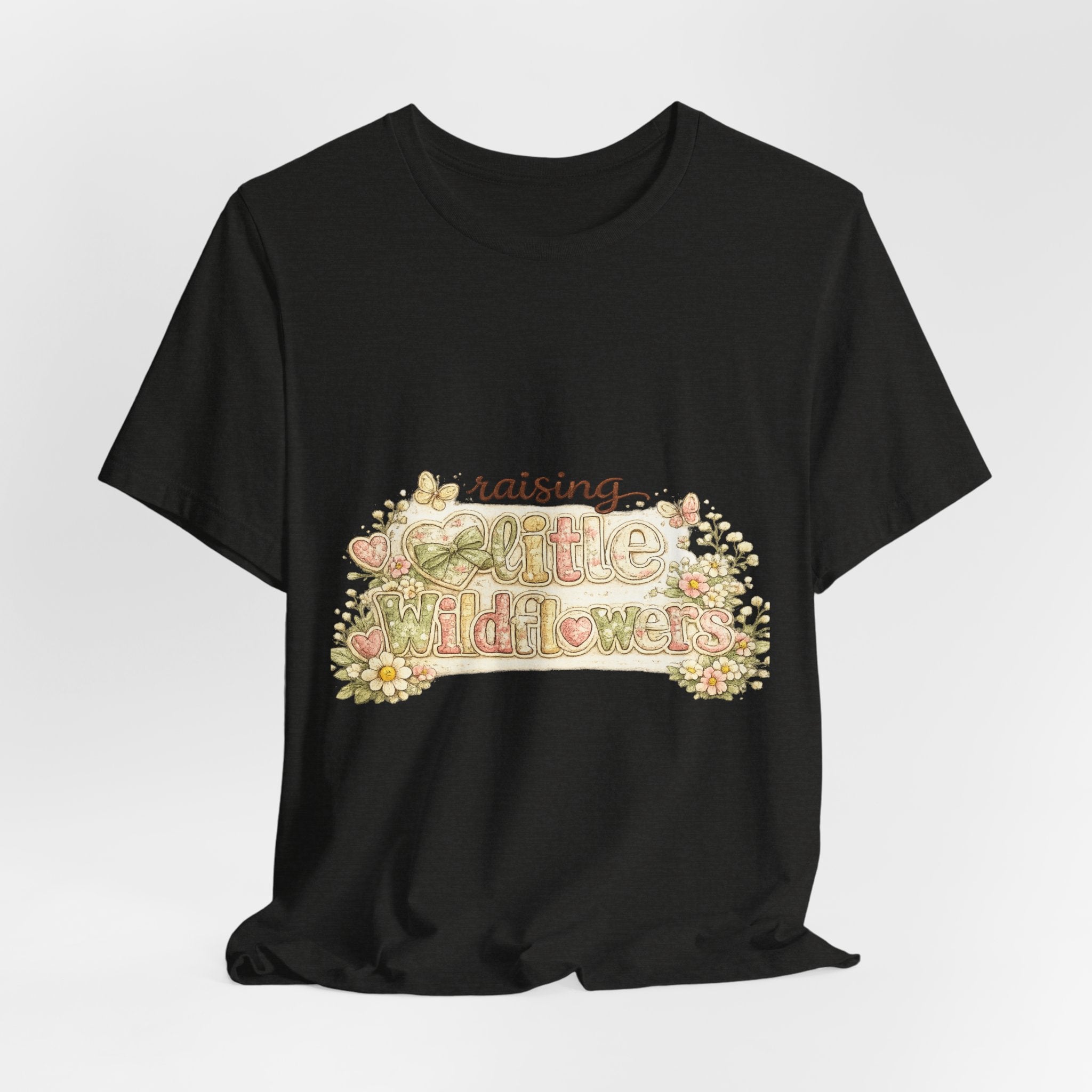 Raising Little Wildflowers — Cute Mom & Kids Graphic Tee