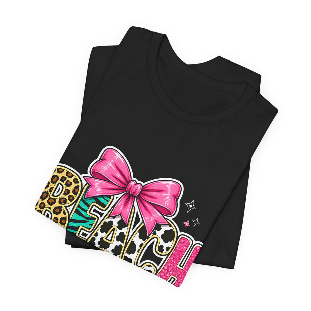 Beach Please — Funny Women's Beach Graphic Tee