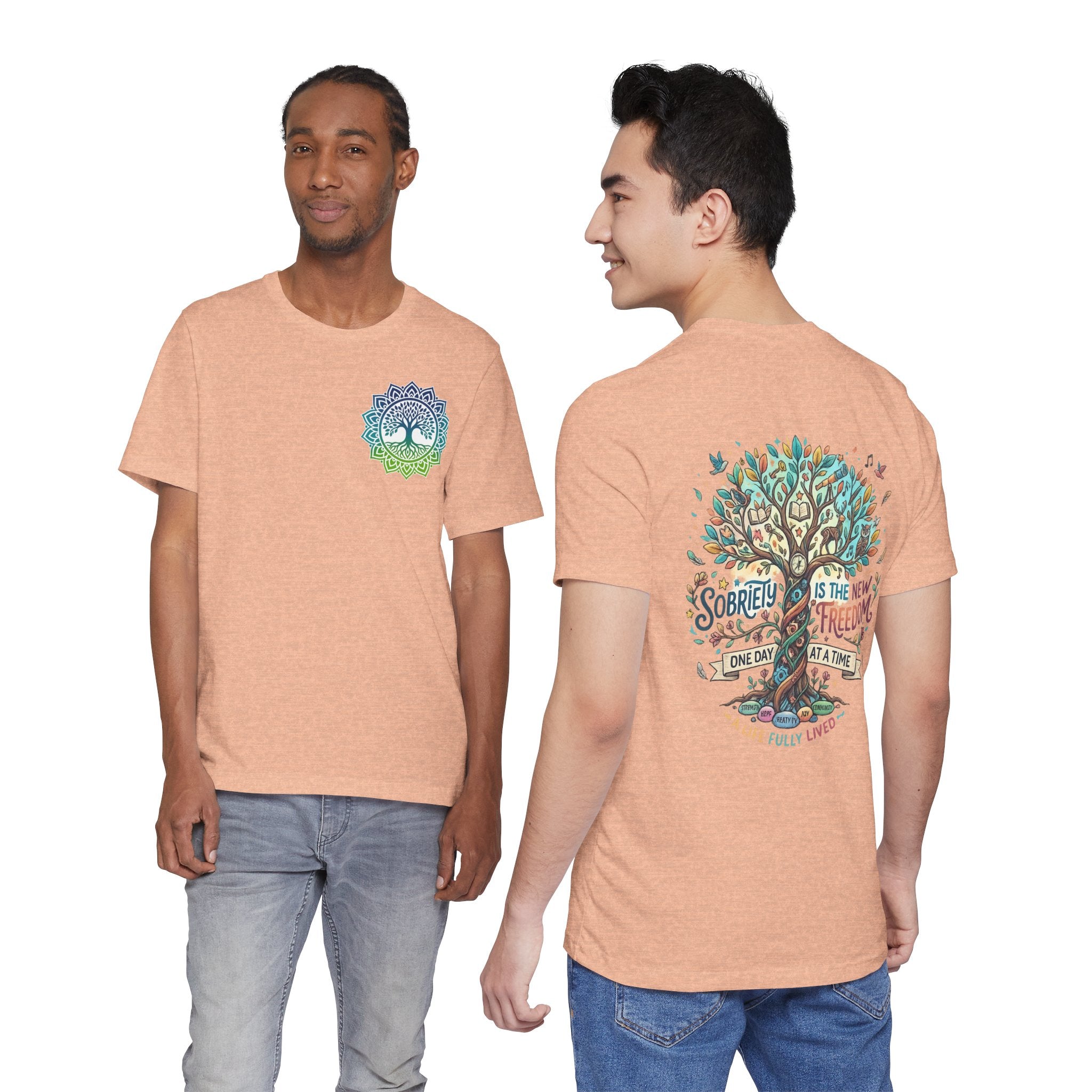 Sobriety Support Tee — Recovery Slogan T-Shirt