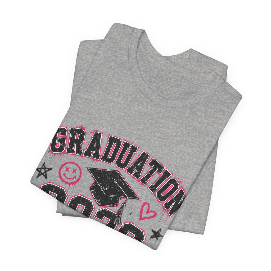 Class of 2026 Senior T-Shirt — “On Wednesdays We Wear Pink” So Fetch Graduation Tee