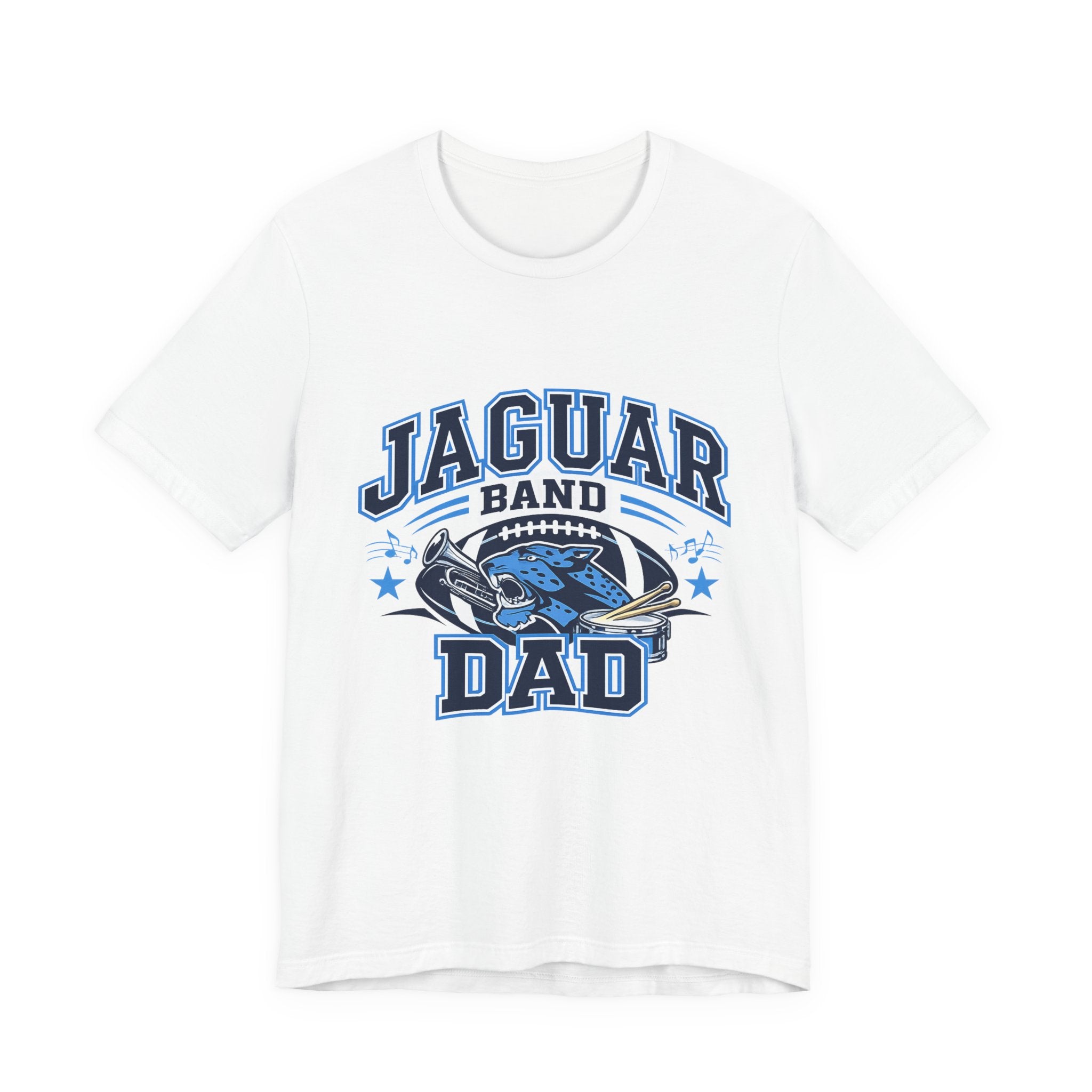 Jaguar Band Dad — Proud School Band Parent Graphic Tee