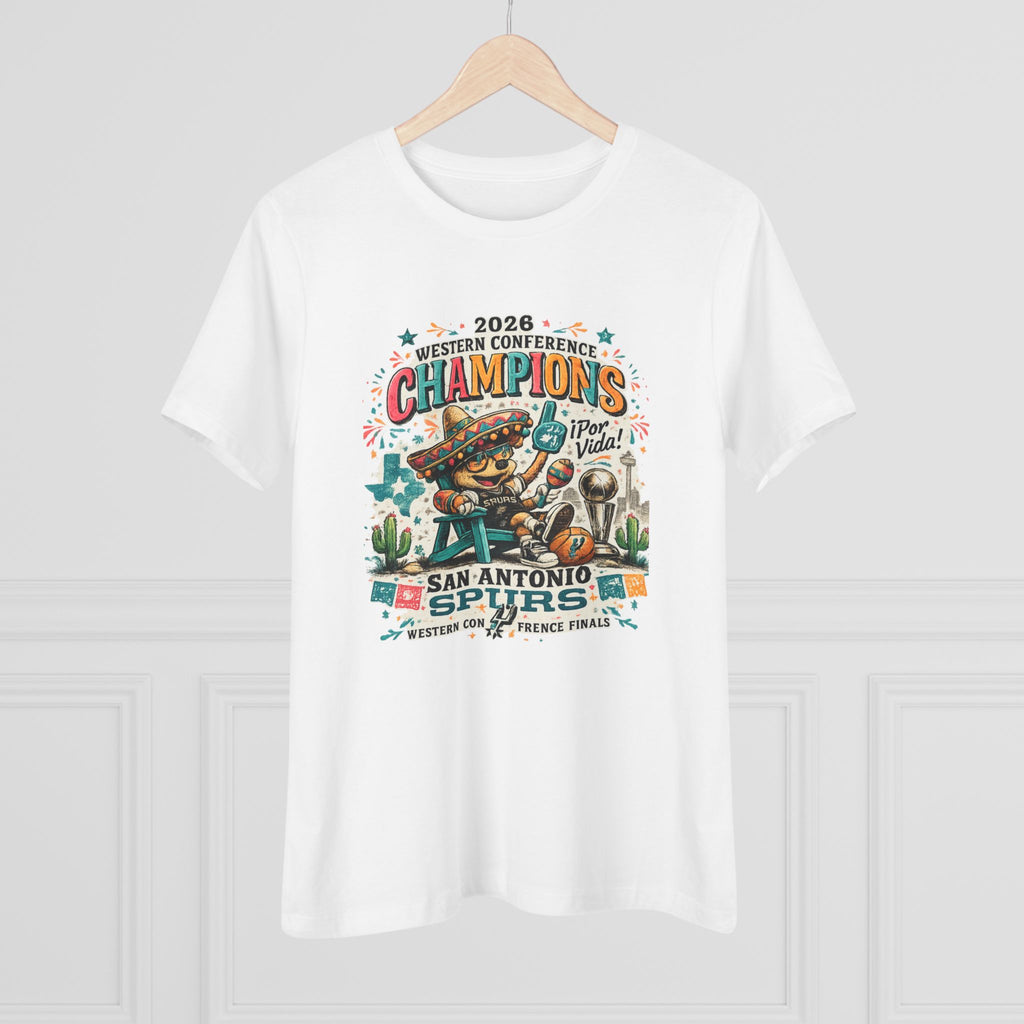 Spurs Champs Women's Cotton Tee — Championship Fan Shirt
