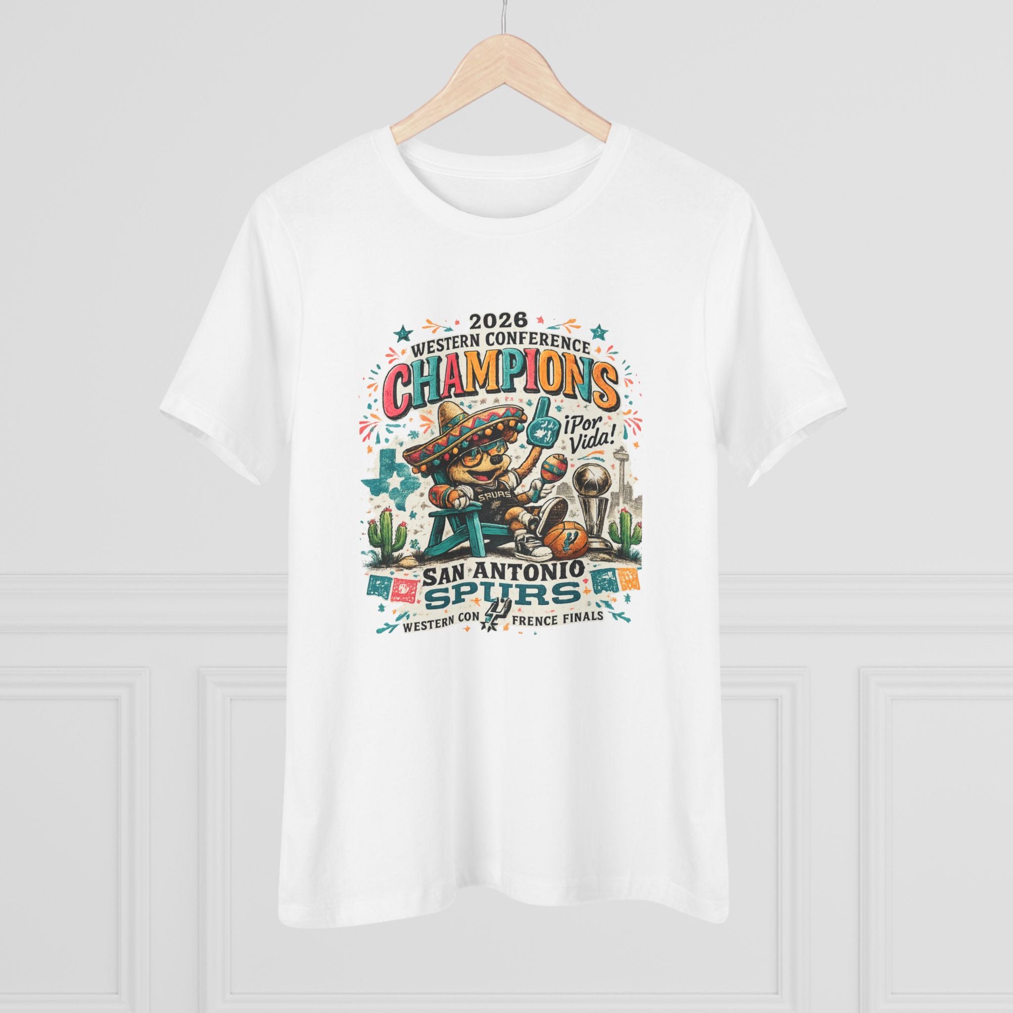 Spurs Champs Women's Cotton Tee — Championship Fan Shirt
