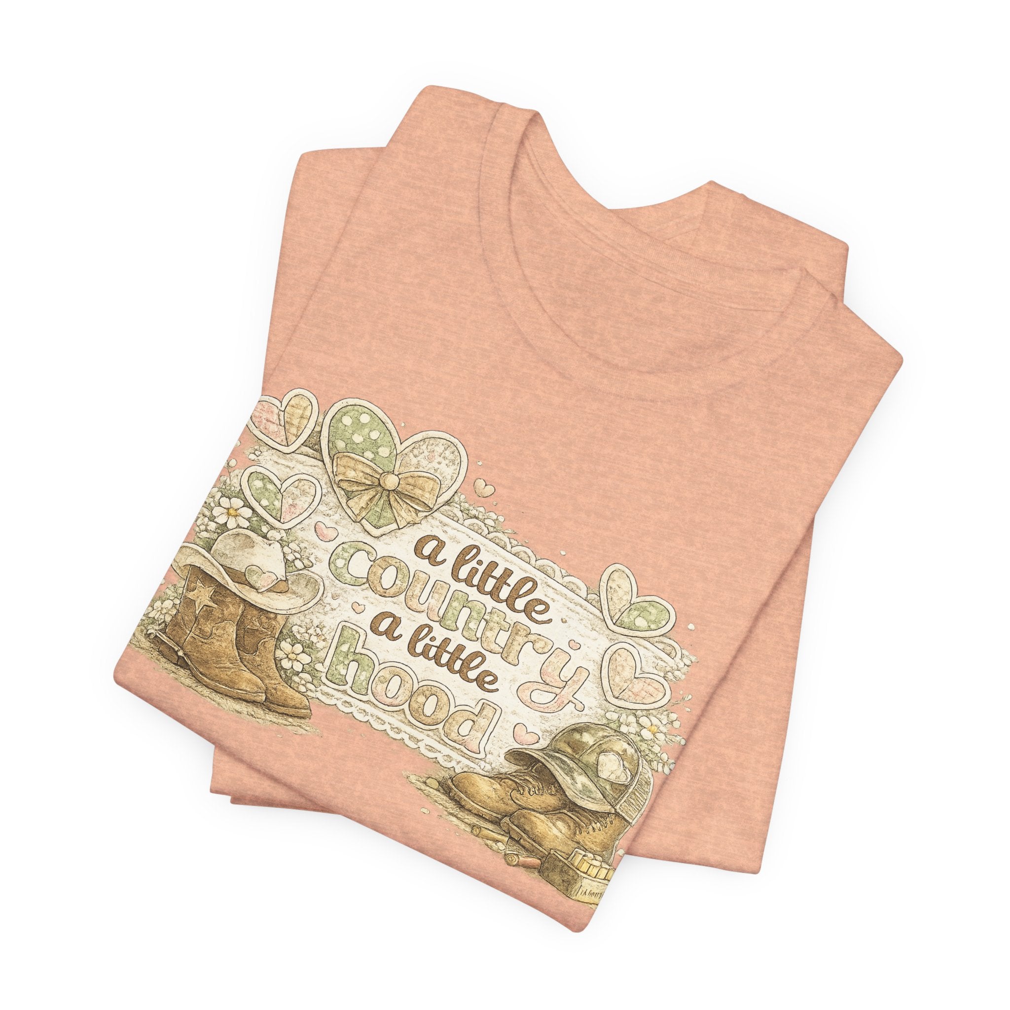 A Little Country A Little Hood — Funny Women's Graphic Tee